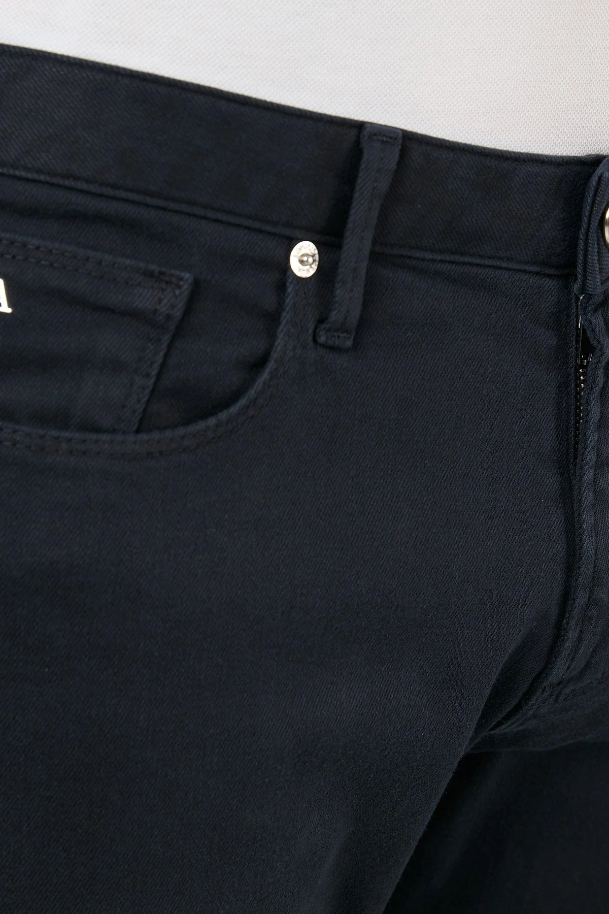 Emporio Armani J06 Pamuklu Normal Bel Slim Fit Dar Paça Jeans Erkek Kot Pantolon 3L1J06 1N4RZ 0920 LACİVERT - 6