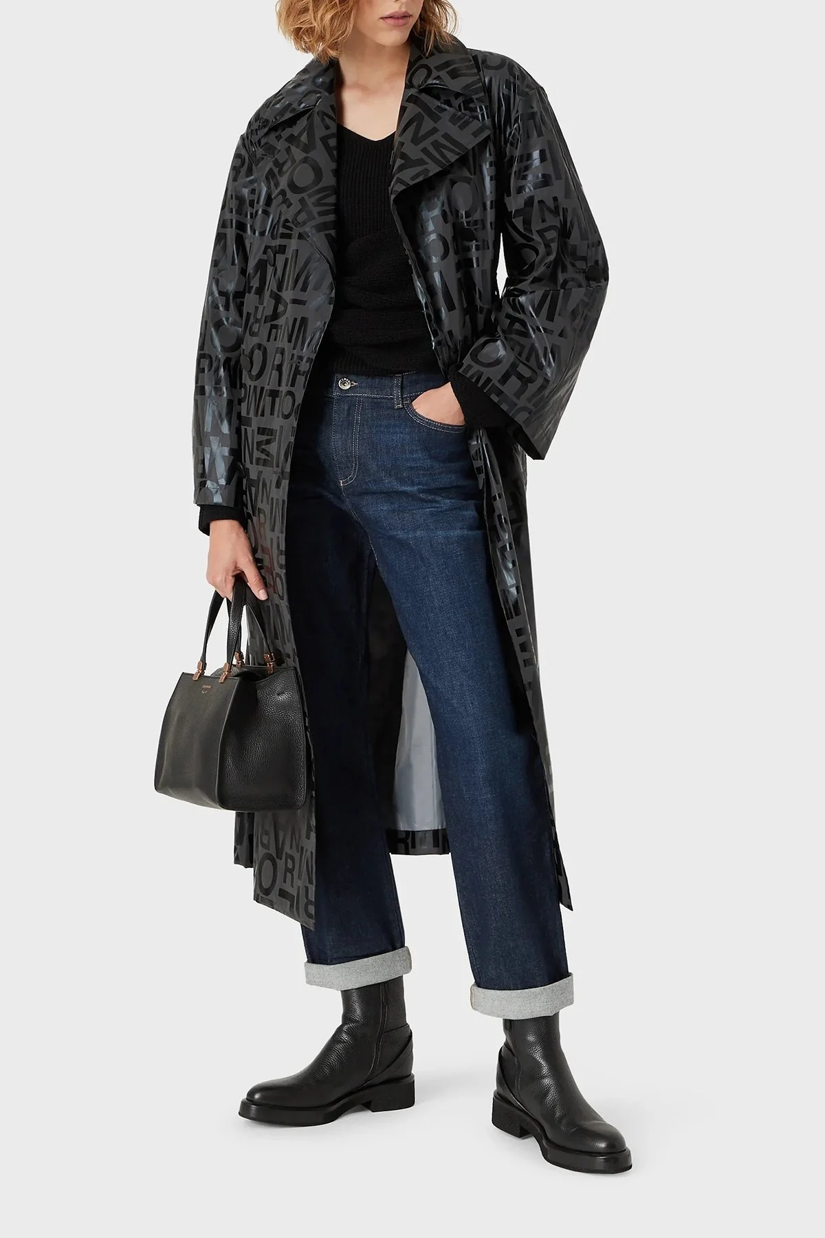 Emporio Armani Cepli Pamuklu J15 Jeans Bayan Kot Pantolon 6K2J15 2DJ3Z 0941 LACİVERT - 1