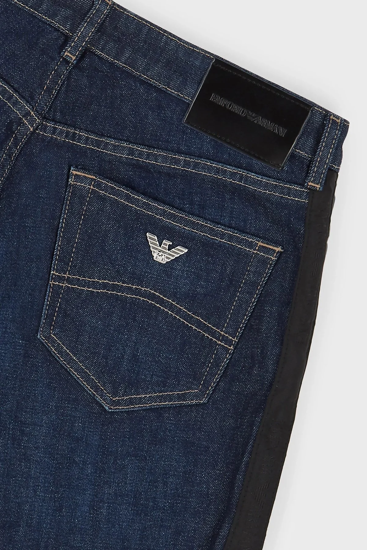 Emporio Armani Cepli Pamuklu J15 Jeans Bayan Kot Pantolon 6K2J15 2DJ3Z 0941 LACİVERT - 5