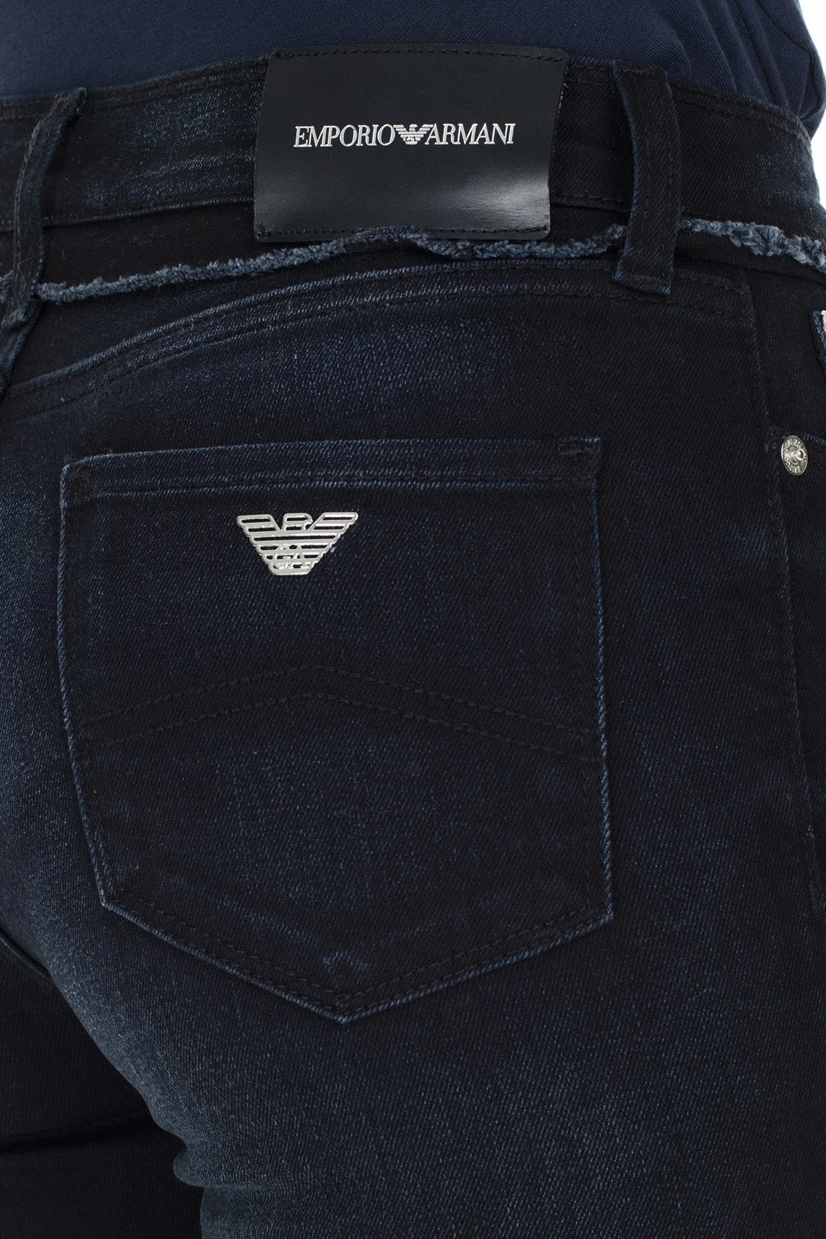 Emporio Armani J20 Jeans Bayan Kot Pantolon S 6G2J20 2D6SZ 0941 LACİVERT - 7