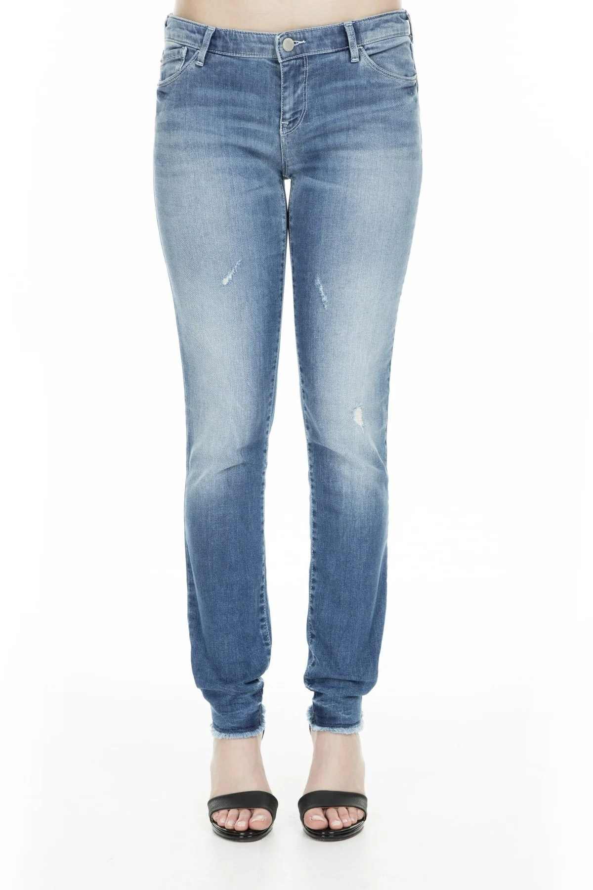 Emporio Armani J23 Jeans Bayan Kot Pantolon S 3G2J23 2D4NZ 0941 MAVİ - 10