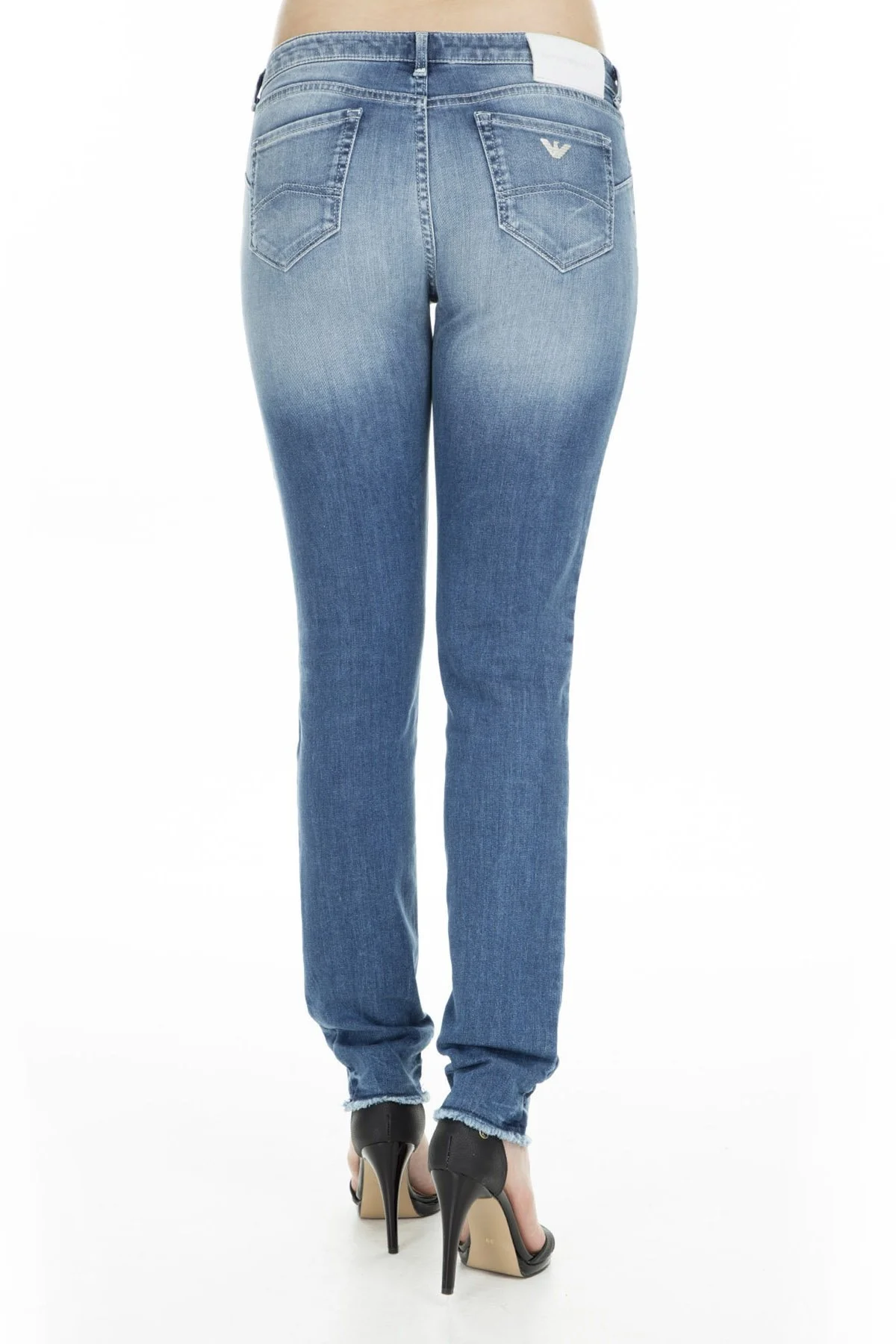 Emporio Armani J23 Jeans Bayan Kot Pantolon S 3G2J23 2D4NZ 0941 MAVİ - 13