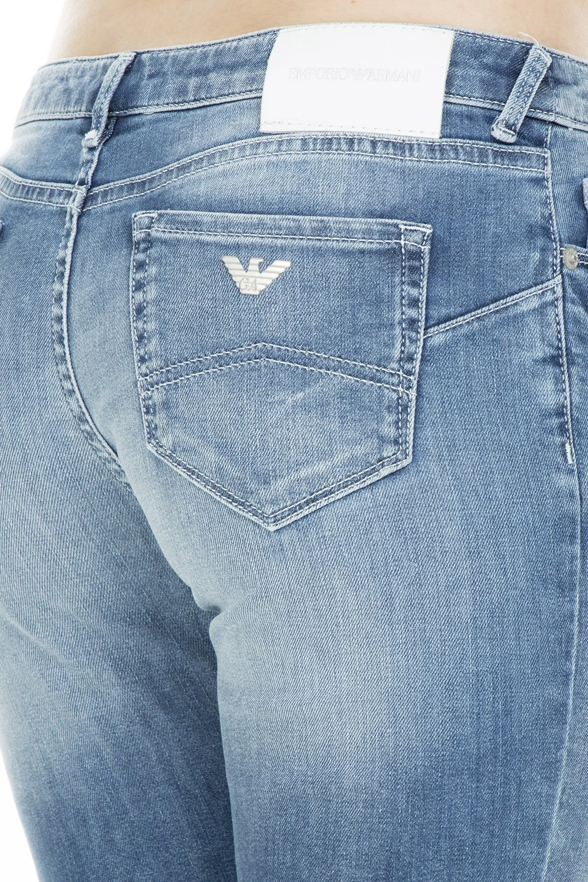Emporio Armani J23 Jeans Bayan Kot Pantolon S 3G2J23 2D4NZ 0941 MAVİ - 16