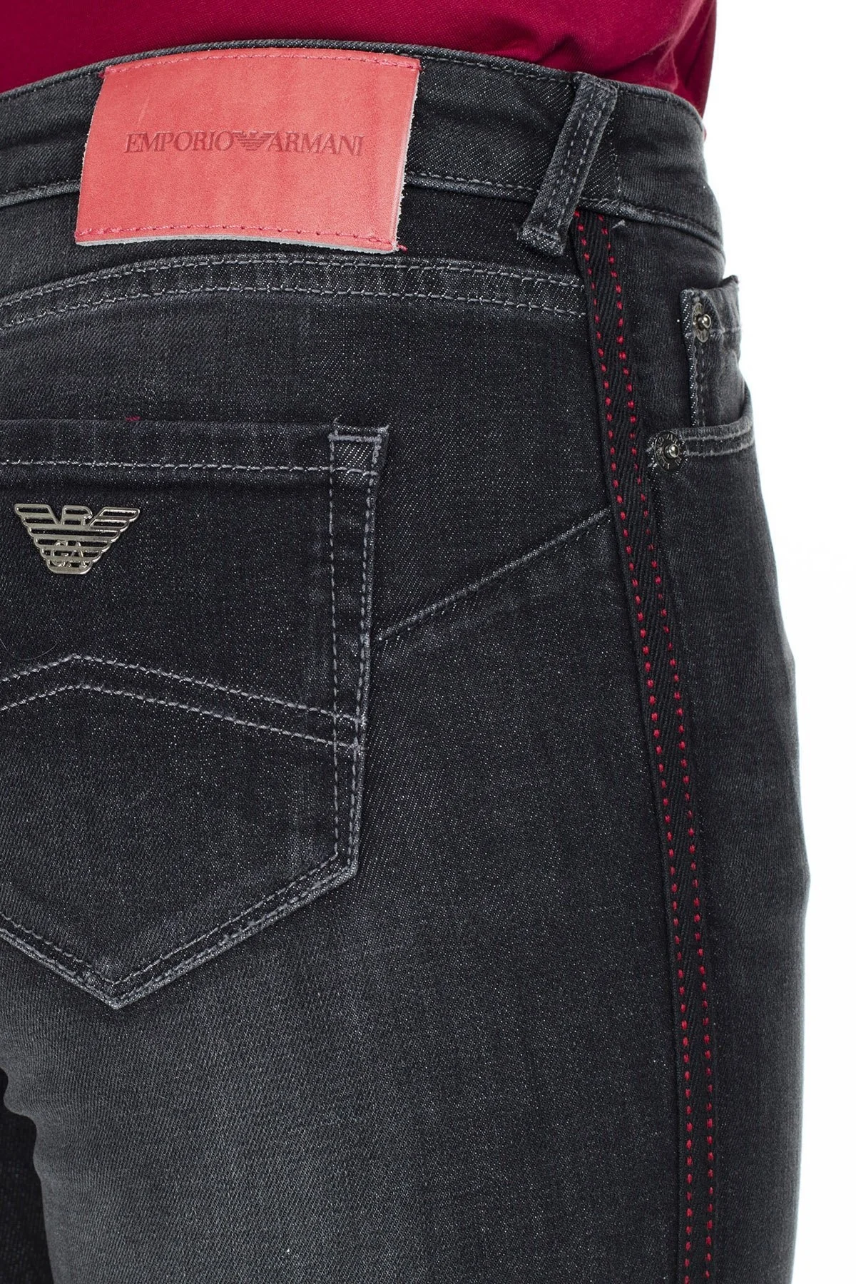 Emporio Armani J23 Jeans Bayan Kot Pantolon S 6G2J23 2D6MZ 0005 SİYAH - 7