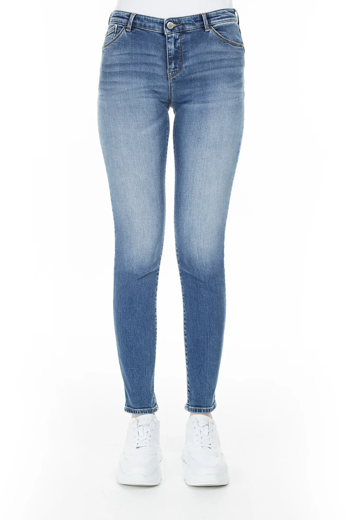 Emporio Armani J23 Jeans Bayan Kot Pantolon S 6G2J23 2D7GZ 0941 MAVİ - 2