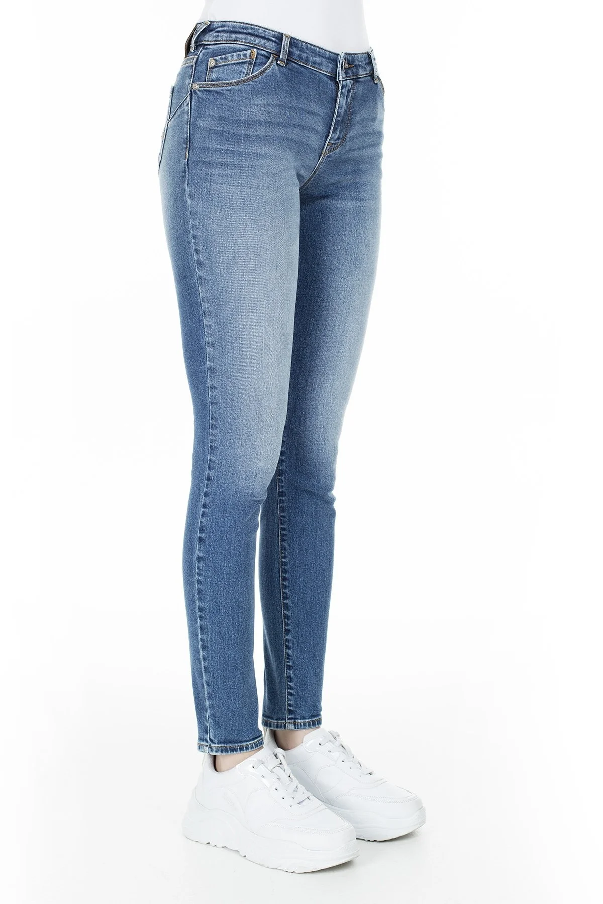 Emporio Armani J23 Jeans Bayan Kot Pantolon S 6G2J23 2D7GZ 0941 MAVİ - 3