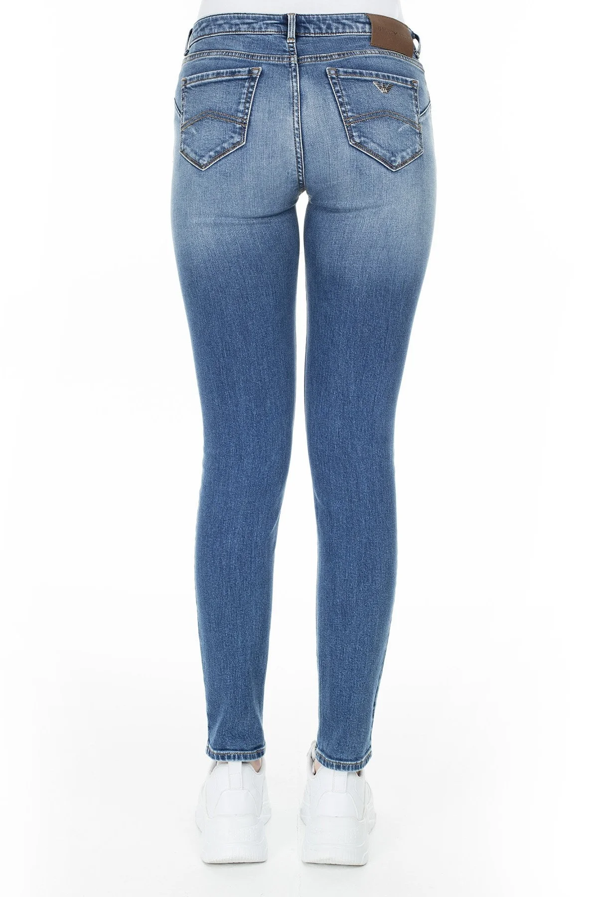 Emporio Armani J23 Jeans Bayan Kot Pantolon S 6G2J23 2D7GZ 0941 MAVİ - 4