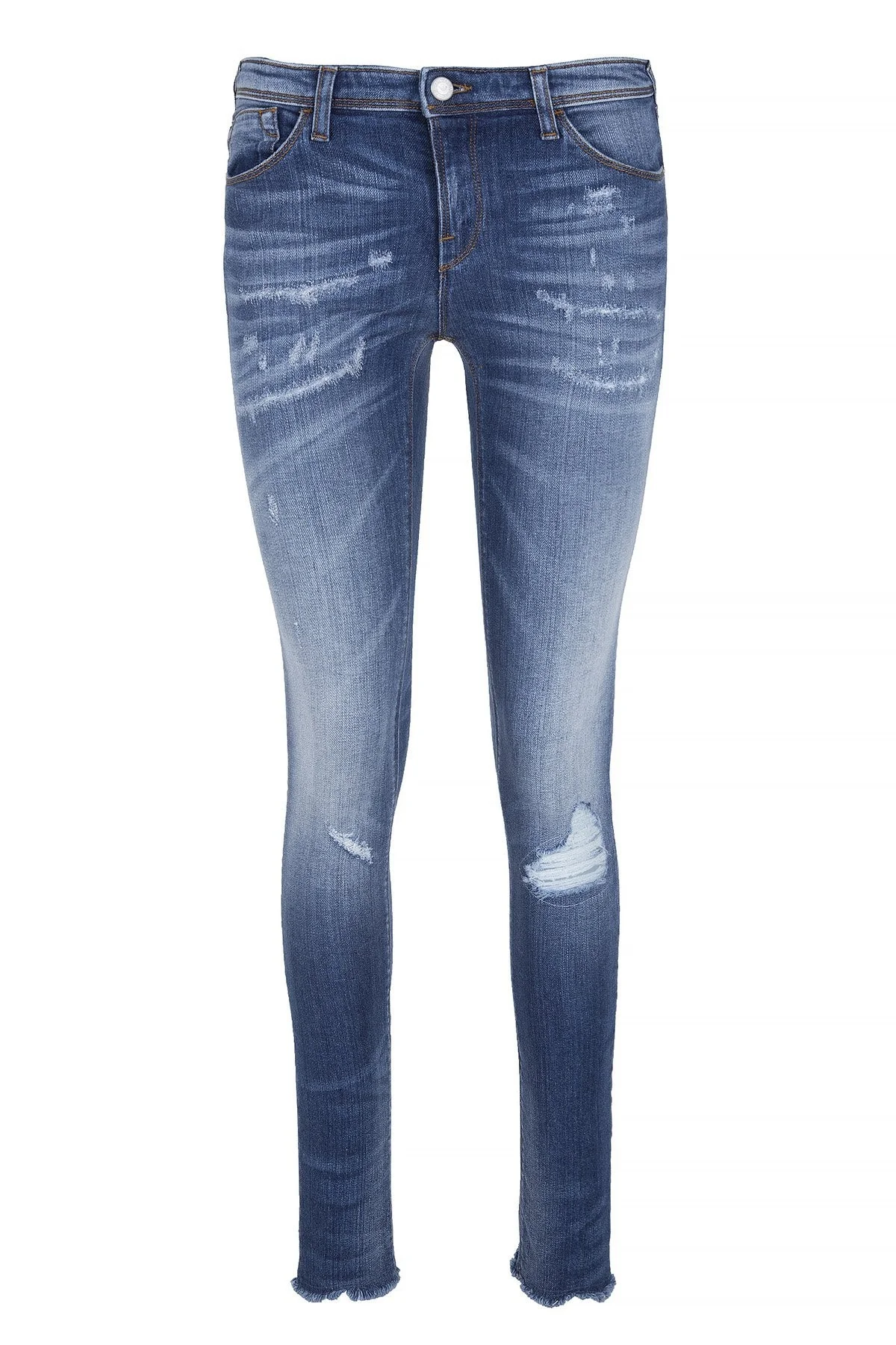 EMPORIO ARMANI J28 JEANS Bayan Kot Pantolon 3Z2J28 2D96Z MAVİ - 1