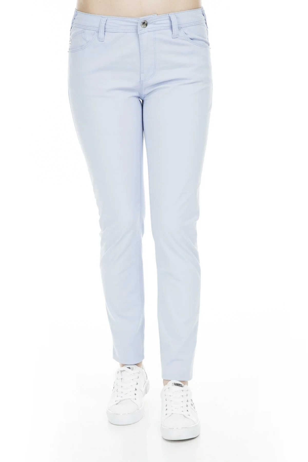 Emporio Armani J28 Jeans Bayan Pamuklu Pantolon 3G2J28 2NZXZ 0736 MAVİ - 2