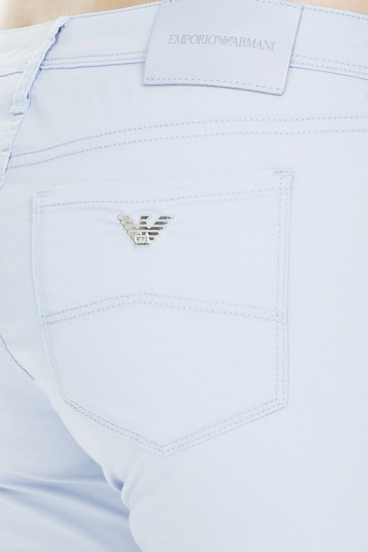 Emporio Armani J28 Jeans Bayan Pamuklu Pantolon 3G2J28 2NZXZ 0736 MAVİ - 7