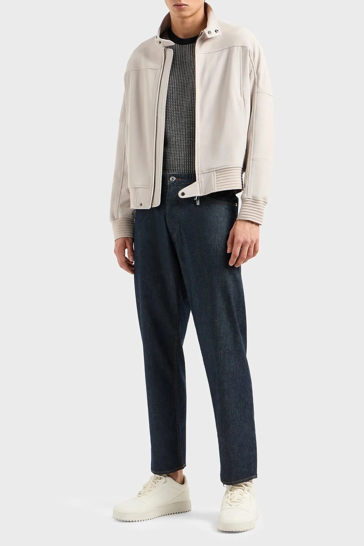 Emporio Armani J69 Loose Fit Düşük Bel Jeans Erkek Kot Pantolon 3D1J69 1D11Z 0941 LACİVERT - 1