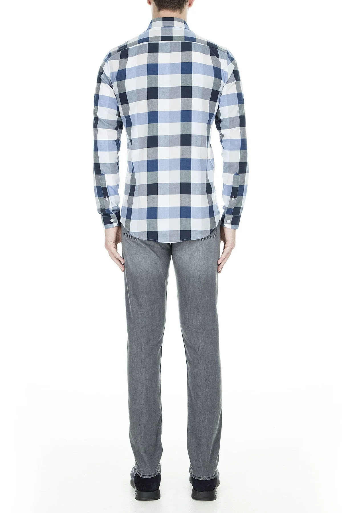 Emporio Armani J75 Jeans Erkek Kot Pantolon S 3G1J75 1D84Z 0007 GRİ - 4