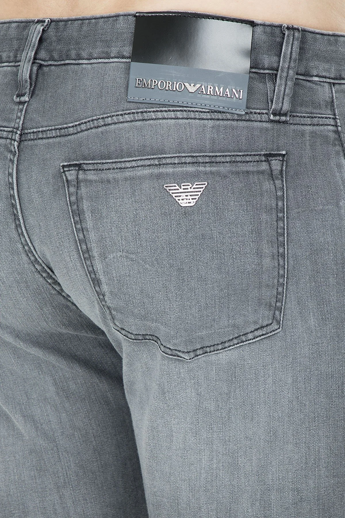 Emporio Armani J75 Jeans Erkek Kot Pantolon S 3G1J75 1D84Z 0007 GRİ - 7