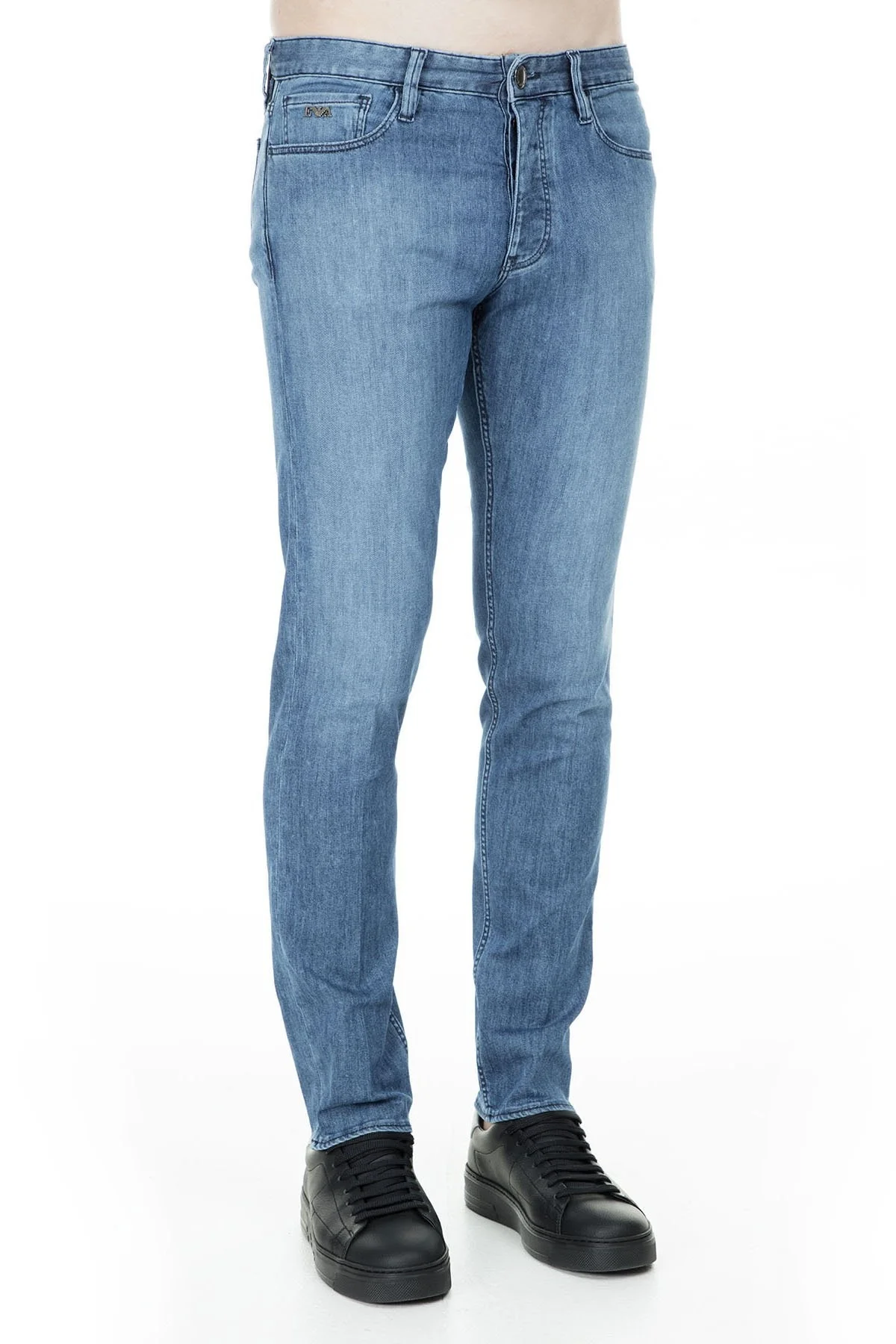 Emporio Armani J75 Jeans Erkek Kot Pantolon S 3G1J75 1D84Z 0943 MAVİ - 3