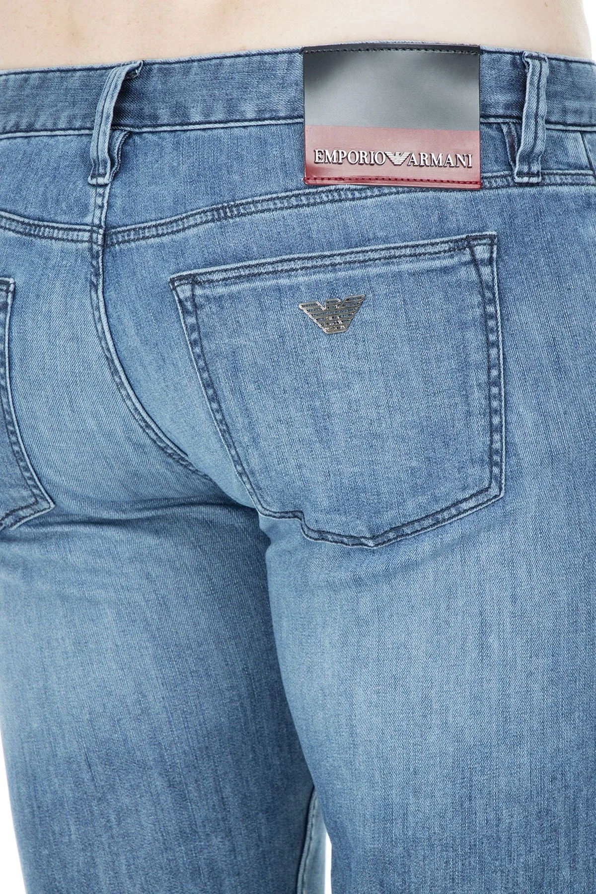 Emporio Armani J75 Jeans Erkek Kot Pantolon S 3G1J75 1D84Z 0943 MAVİ - 7