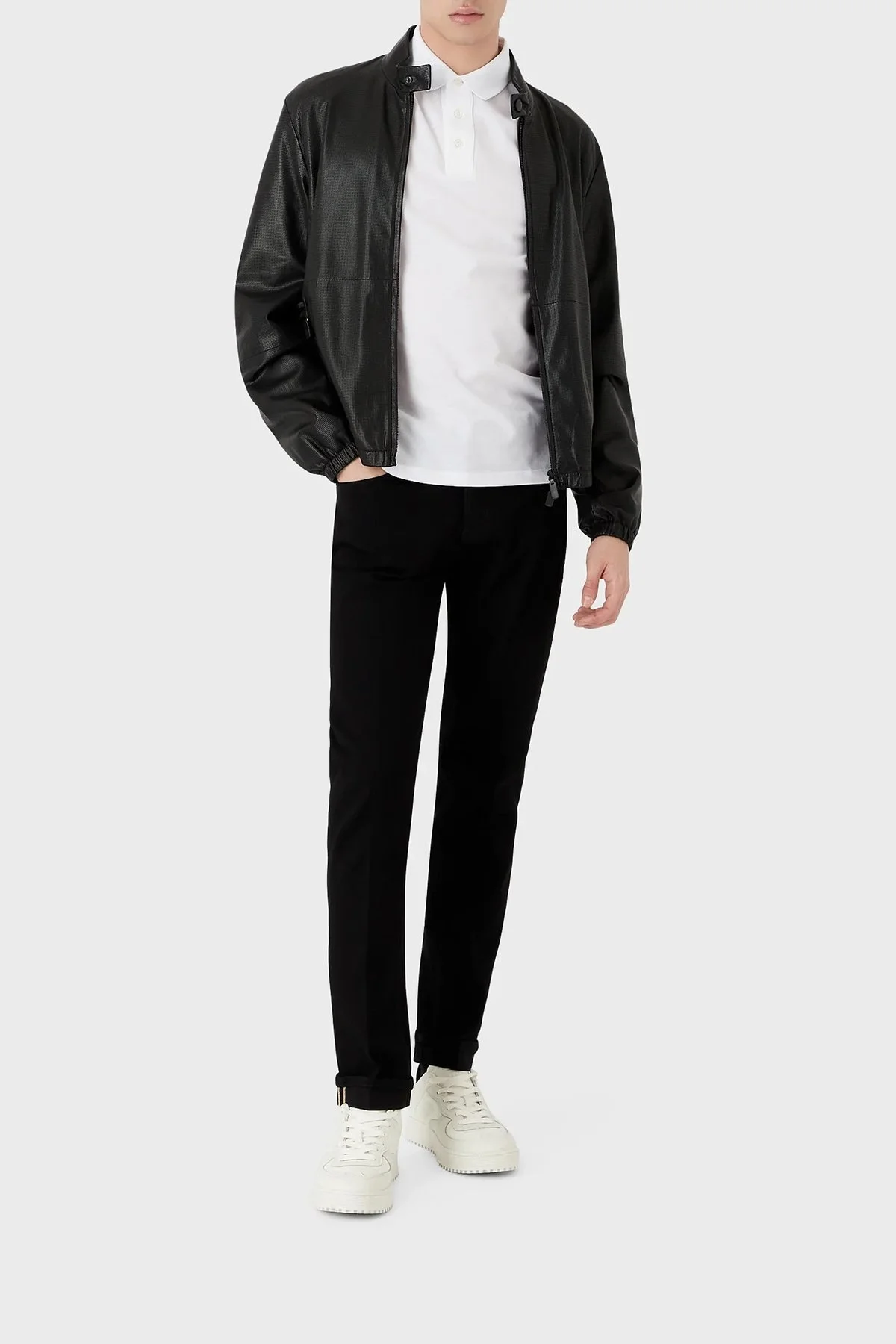 Emporio Armani J75 Pamuklu Normal Bel Slim Fit Jeans Erkek Kot Pantolon 3R1J75 1DQIZ 0005 SİYAH - 3