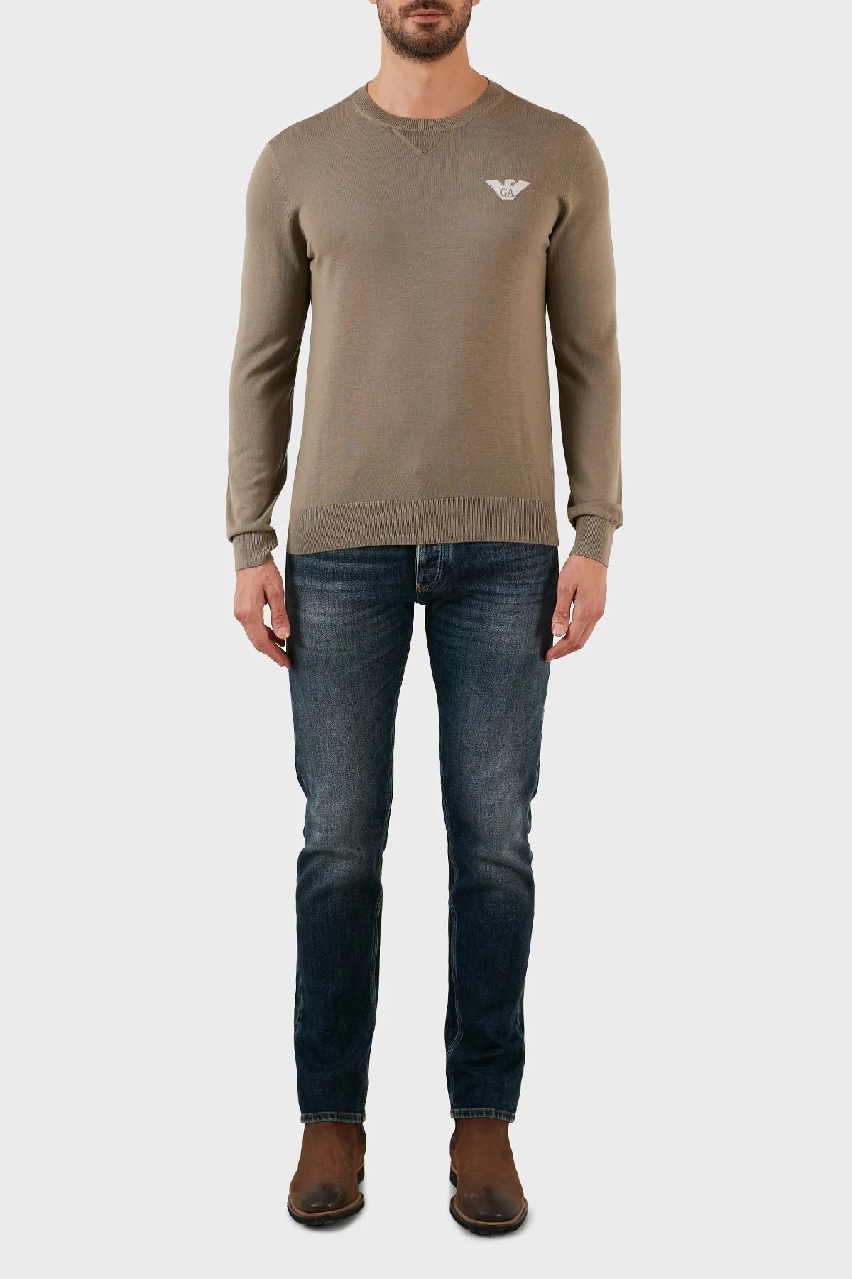 Emporio Armani J75 Pamuklu Normal Bel Slim Fit Jeans Erkek Kot Pantolon 6L1J75 1DS5Z 0942 MAVİ - 1