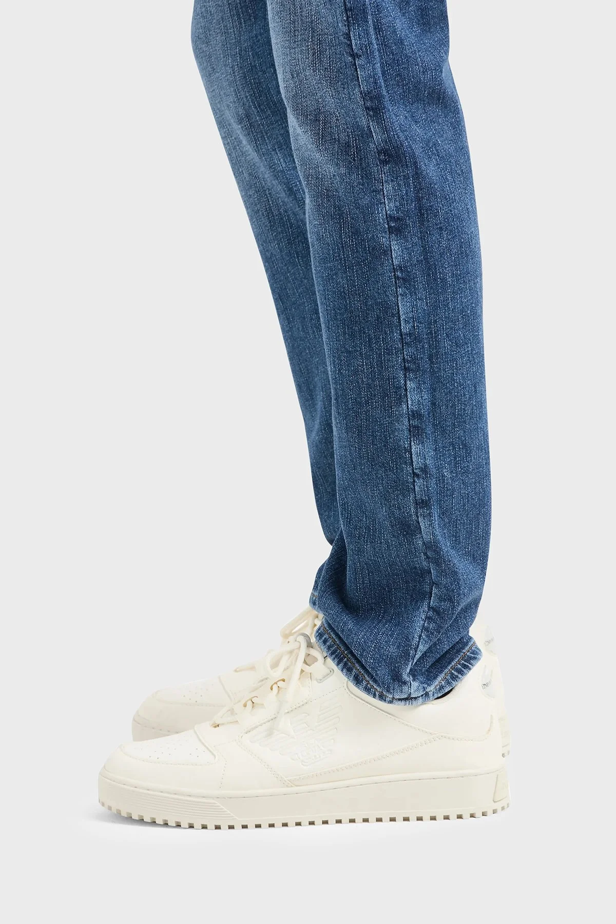 Emporio Armani J75 Slim Fit Düşük Bel Jeans Erkek Kot Pantolon 3D1J75 1D01Z 0942 LACİVERT - 4