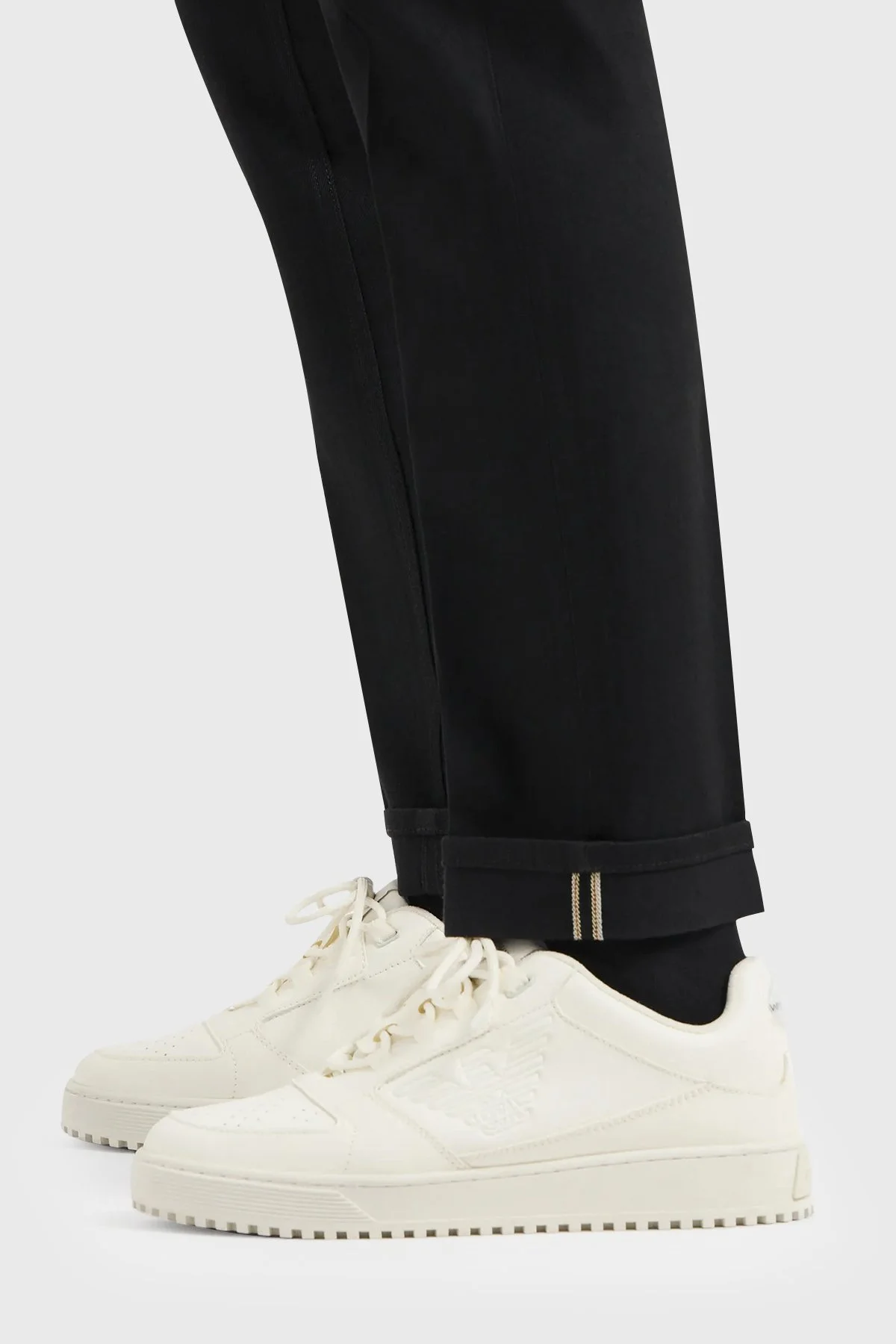 Emporio Armani J75 Slim Fit Normal Bel Düz Paça Jeans Erkek Kot Pantolon 3D1J75 1DQAZ 0005 SİYAH - 4