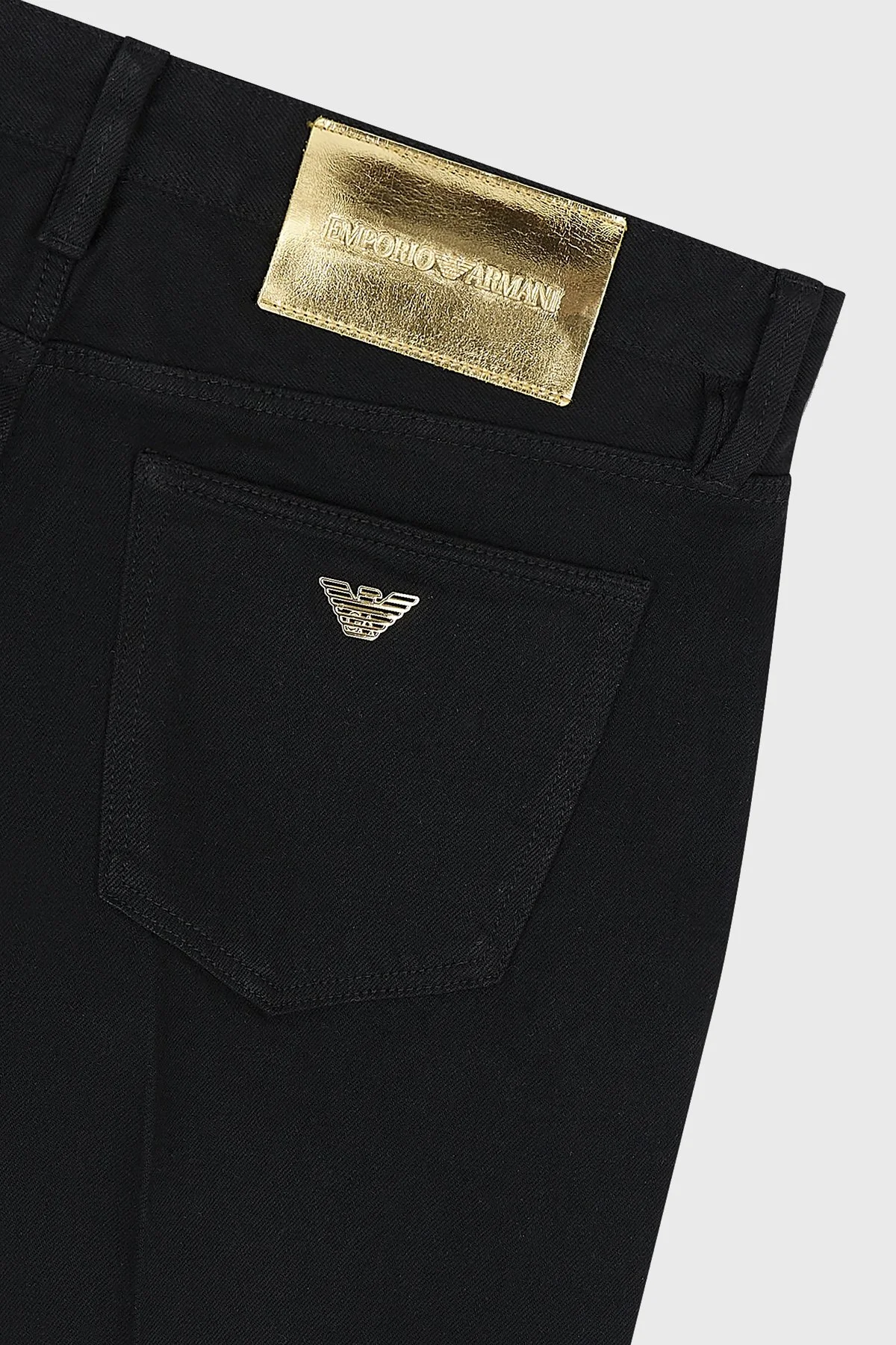 Emporio Armani J75 Slim Fit Normal Bel Düz Paça Jeans Erkek Kot Pantolon 3D1J75 1DQAZ 0005 SİYAH - 5