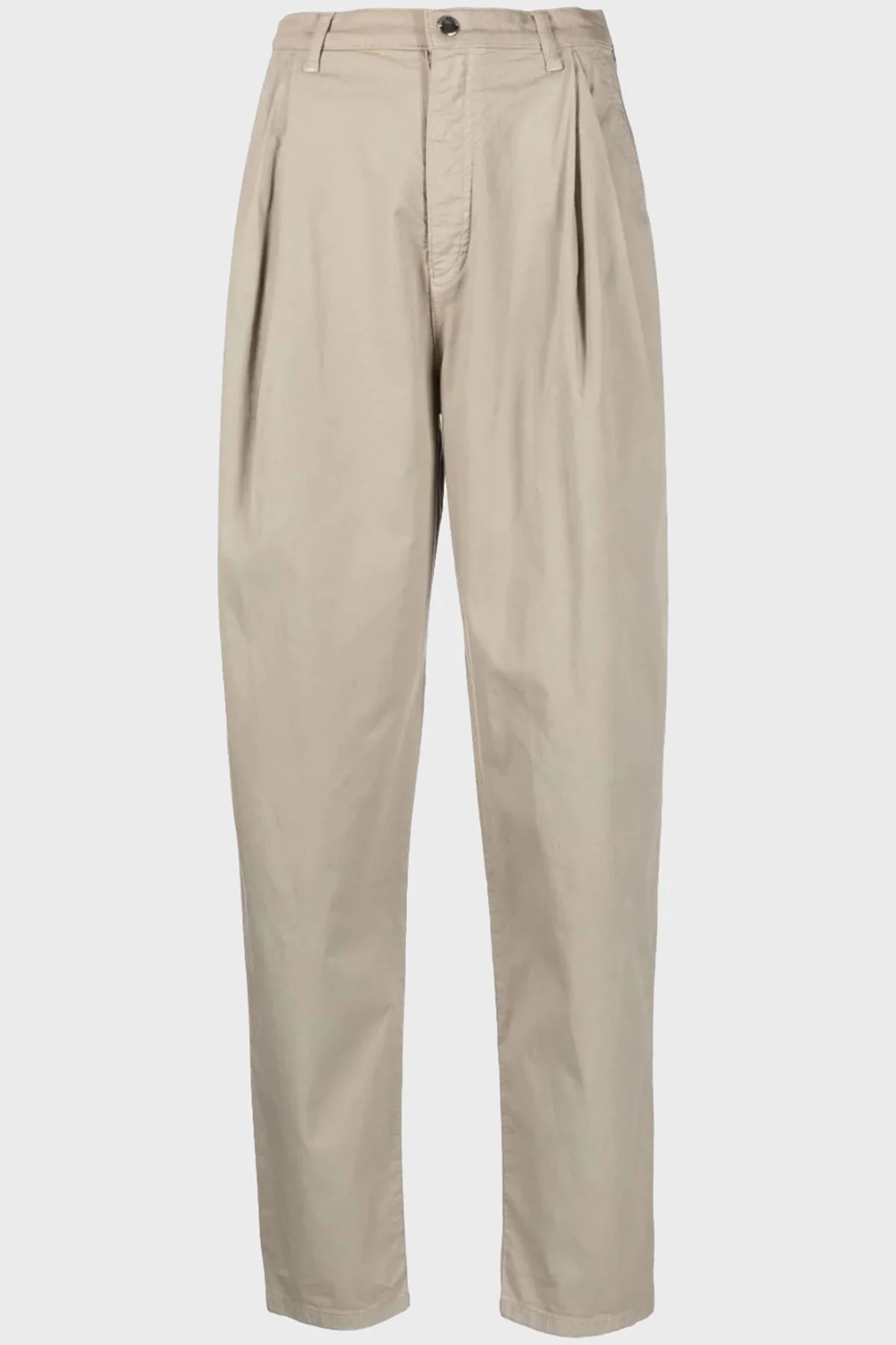 Emporio Armani J94 Pamuklu Cepli Relaxed Fit Kadın Pantolon 3R2J94 2NP9Z 0106 BEJ - 5