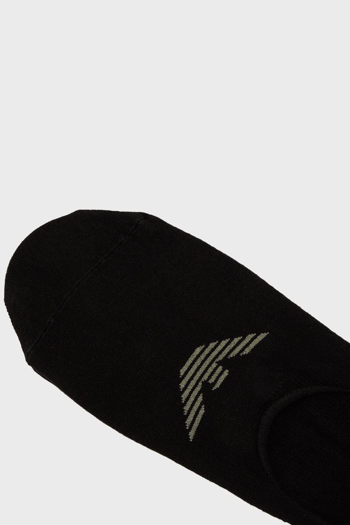 Emporio Armani Jakarlı Kartal Logolu 3 Pack Babet Erkek Çorap EM000548 AF12271 MC061 SİYAH - 2