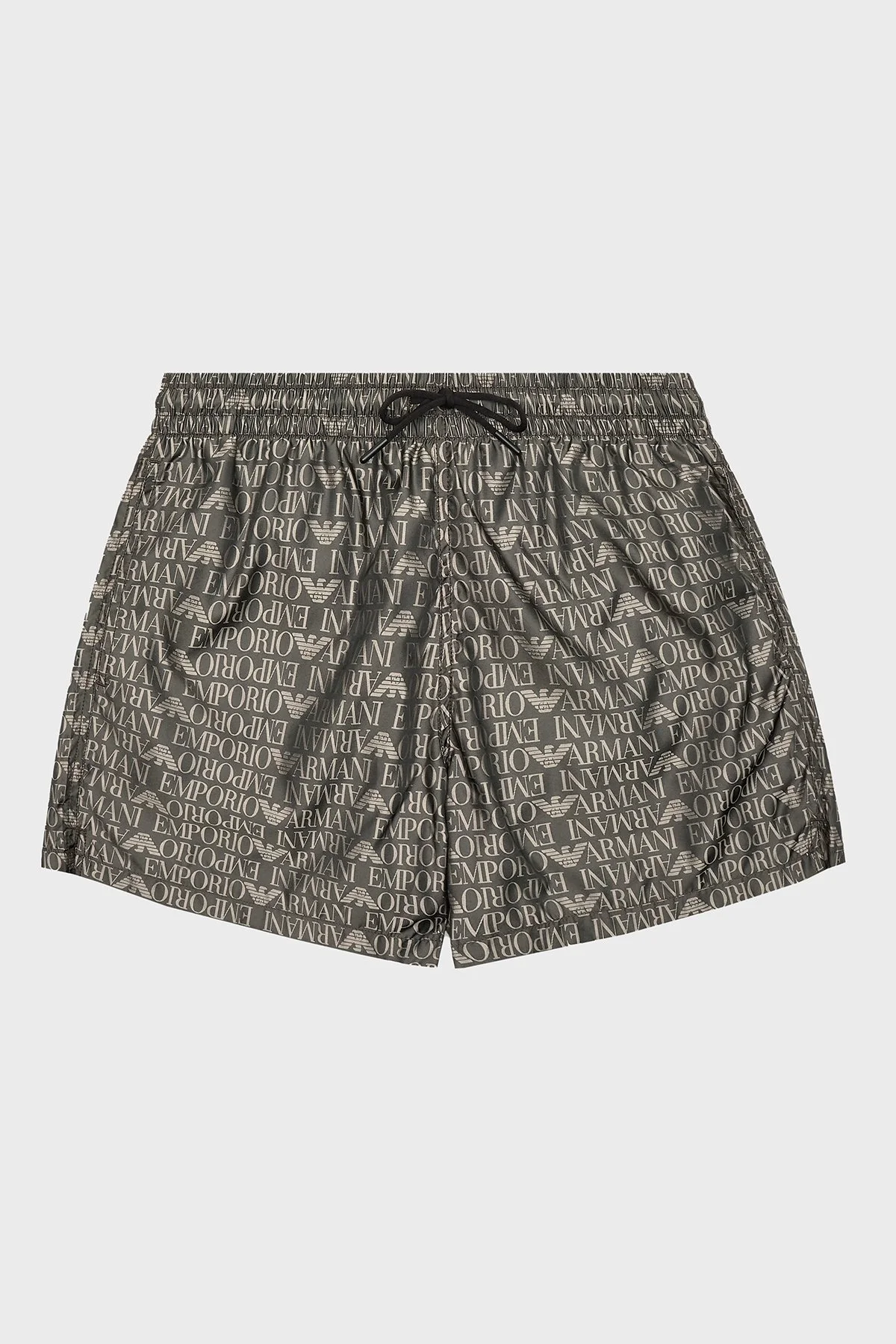 Emporio Armani Jakarlı Logo Baskılı Regular Fit Normal Bel Erkek Mayo Short EM000583 AF12352 FC109 SİYAH - 4