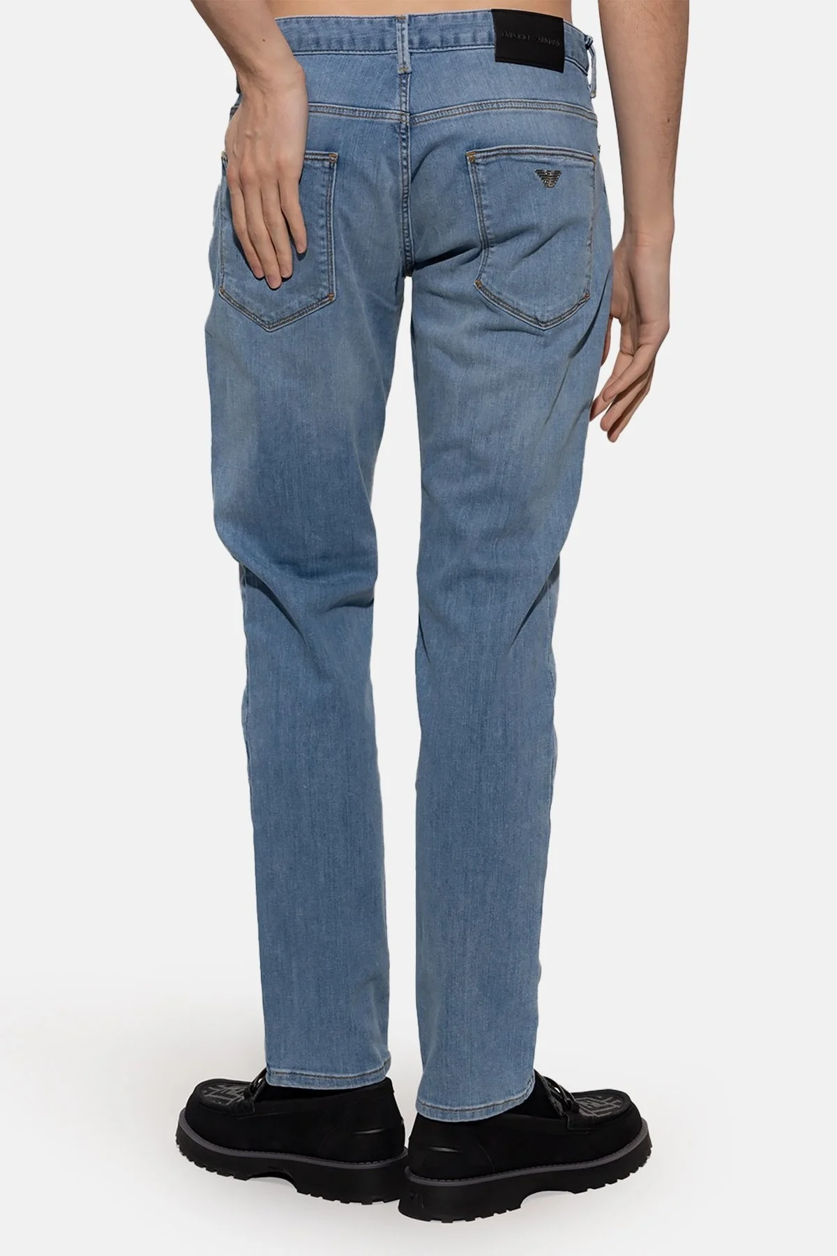 Emporio Armani Jeans Erkek Kot Pantolon 3R1J06 1D09Z 0943 MAVİ - 3