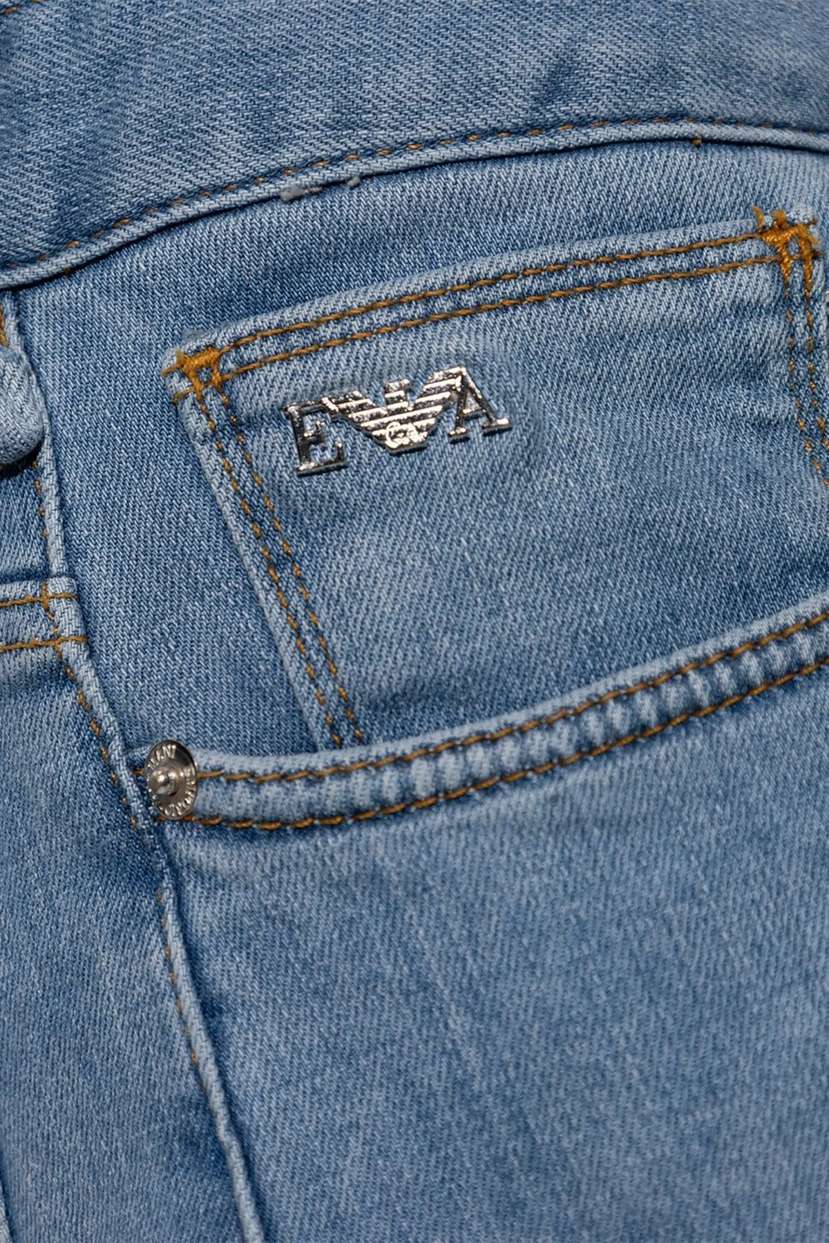 Emporio Armani Jeans Erkek Kot Pantolon 3R1J06 1D09Z 0943 MAVİ - 4