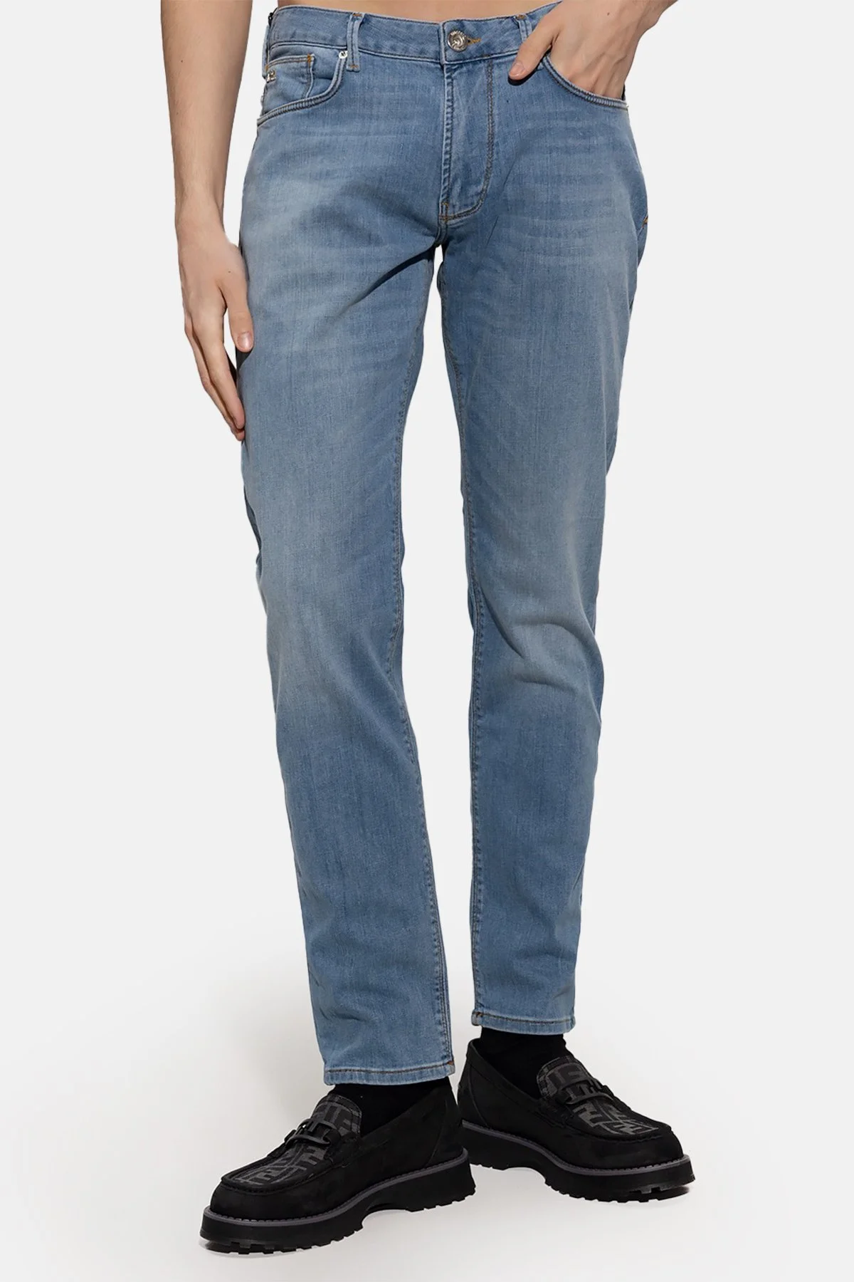 Emporio Armani Jeans Erkek Kot Pantolon 3R1J06 1D09Z 0943 MAVİ - 1