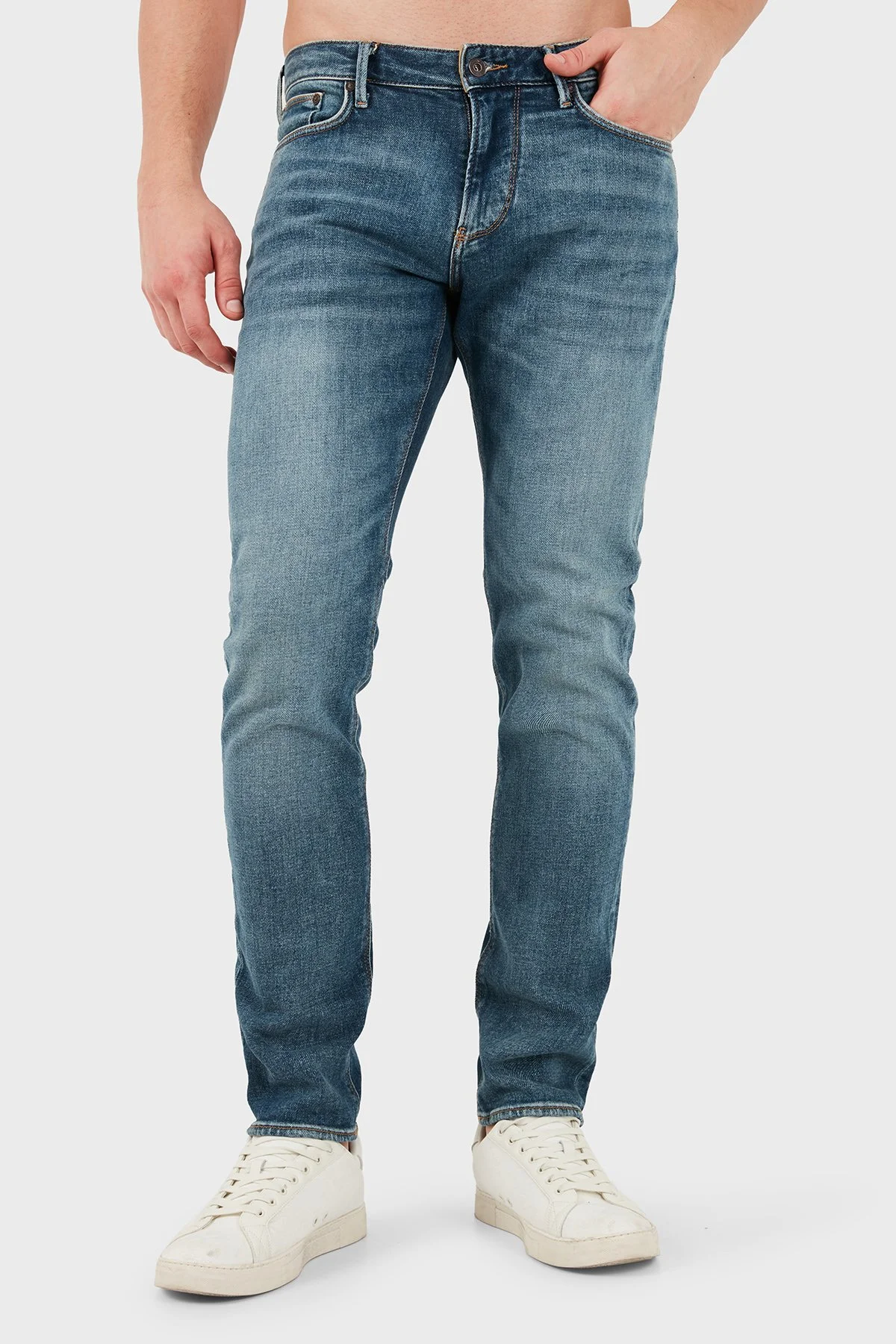 Emporio Armani Jeans Erkek Kot Pantolon EM000121 AF29662 MB002 Lacivert - 1