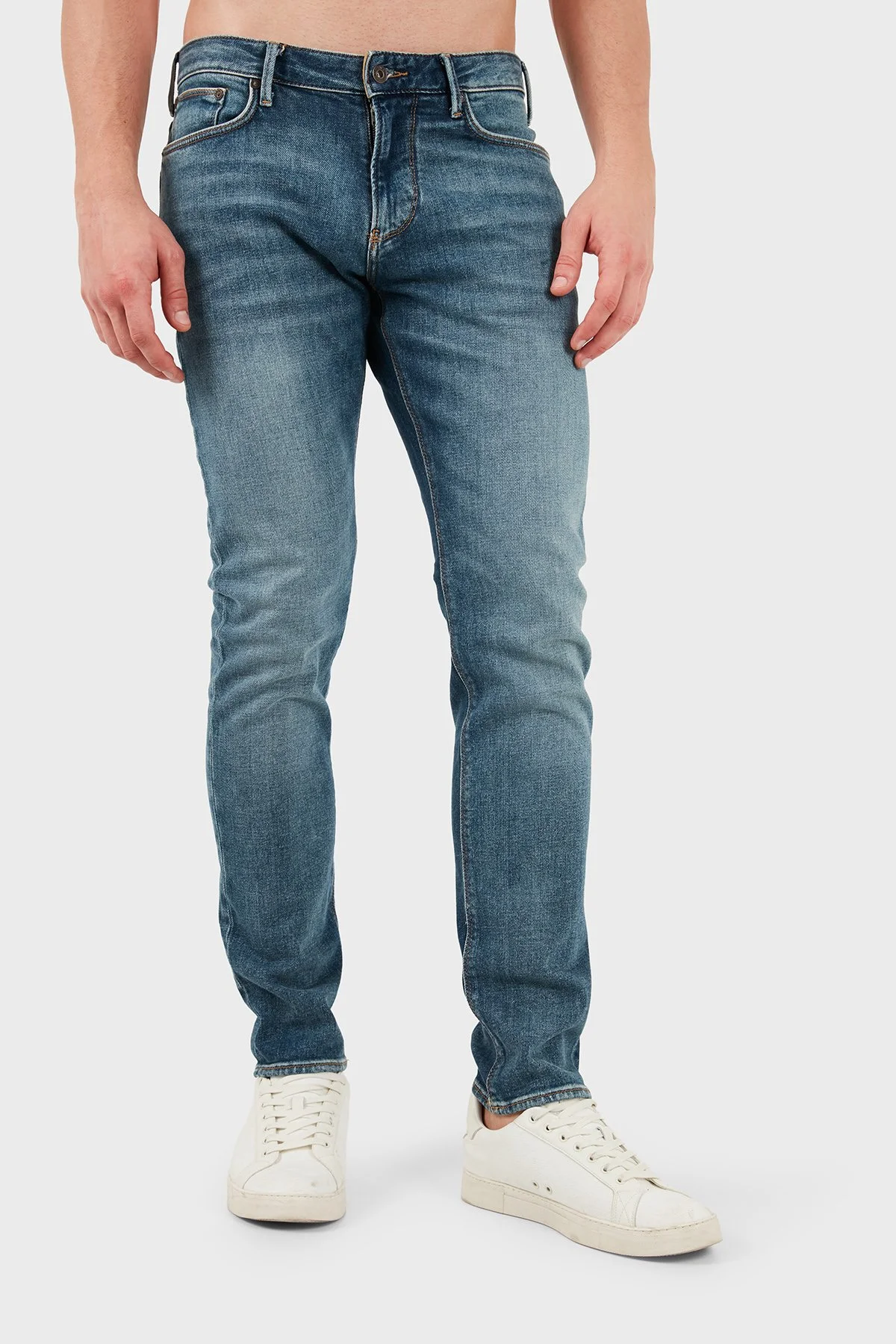 Emporio Armani Jeans Erkek Kot Pantolon EM000121 AF29662 MB002 Lacivert - 4
