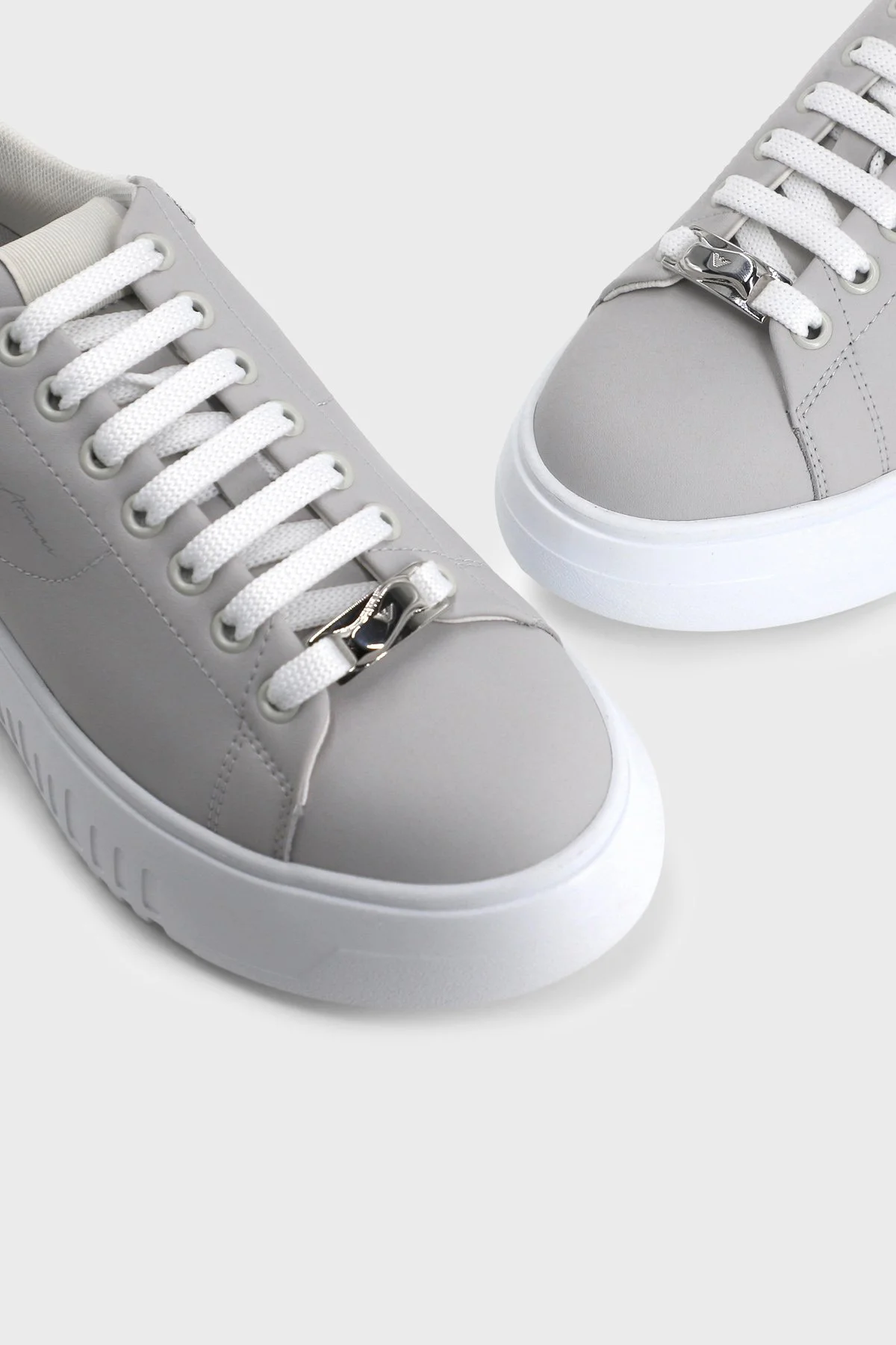 Emporio Armani Kadın Ayakkabı EW004804 AF24783 M8508 Açık gri-beyaz - 5