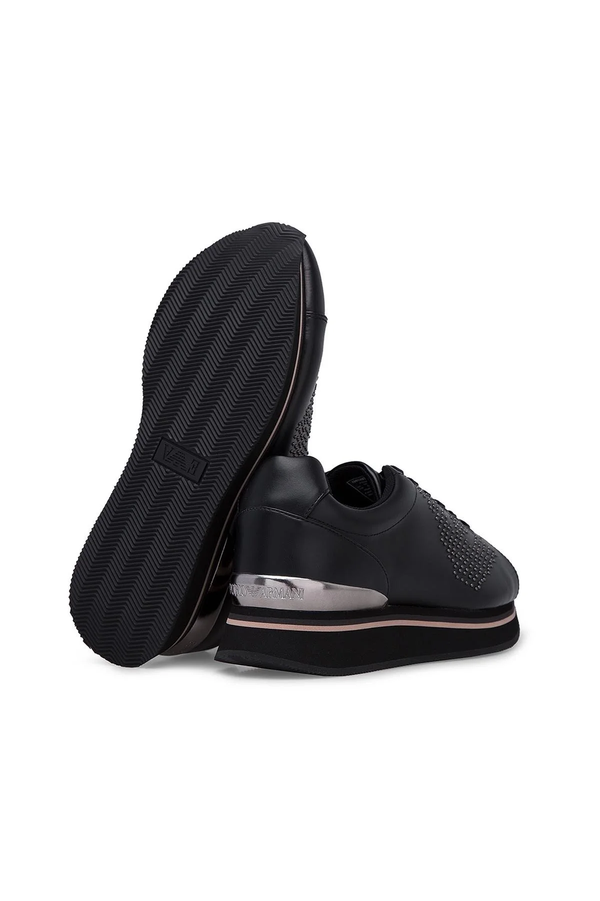 Emporio Armani Bayan Ayakkabı S X3X055 XM065 E593 SİYAH - 4