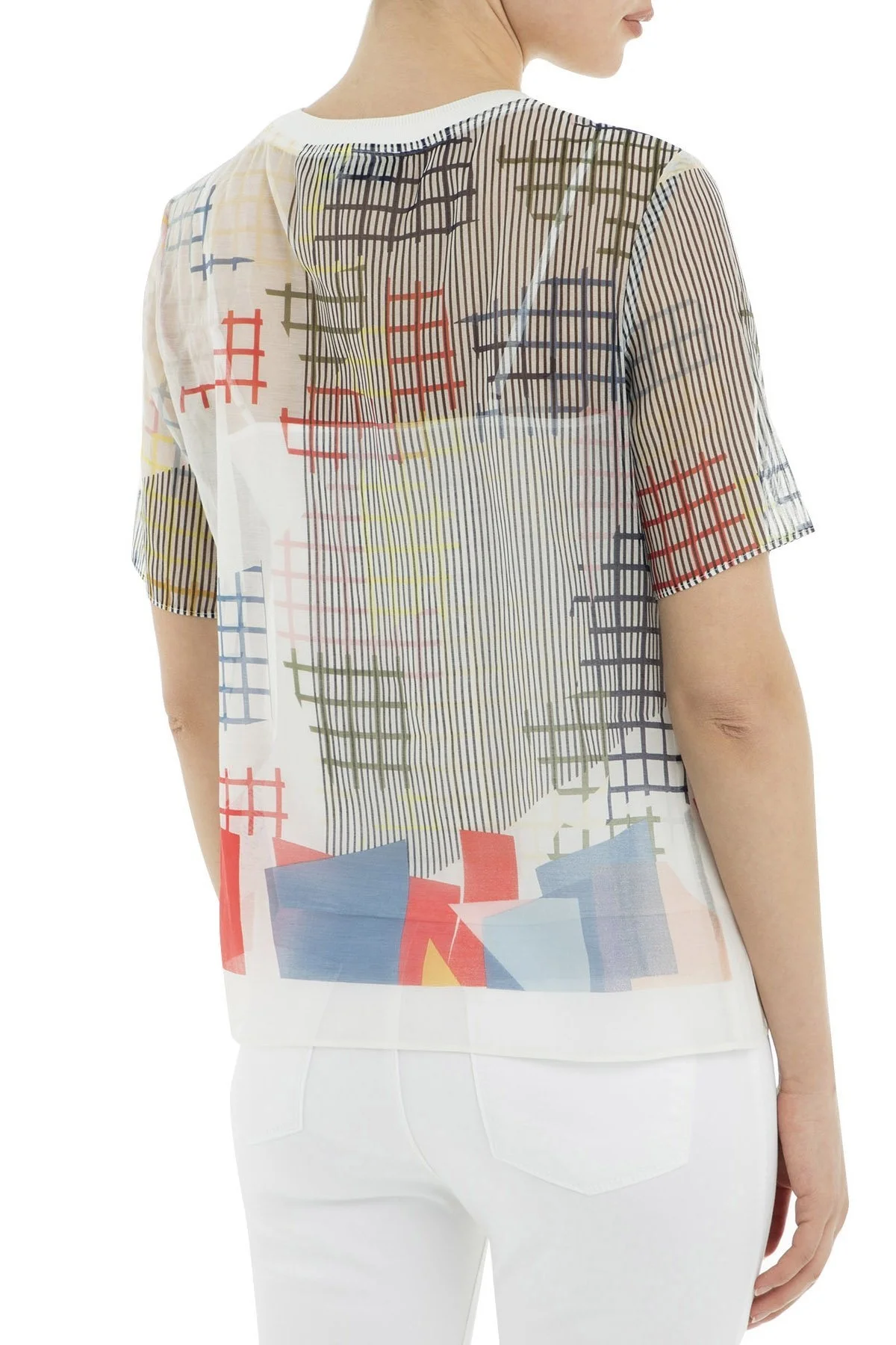 Emporio Armani Bayan Bluz 3G2K65 2NSKZ F393 BEYAZ - 2