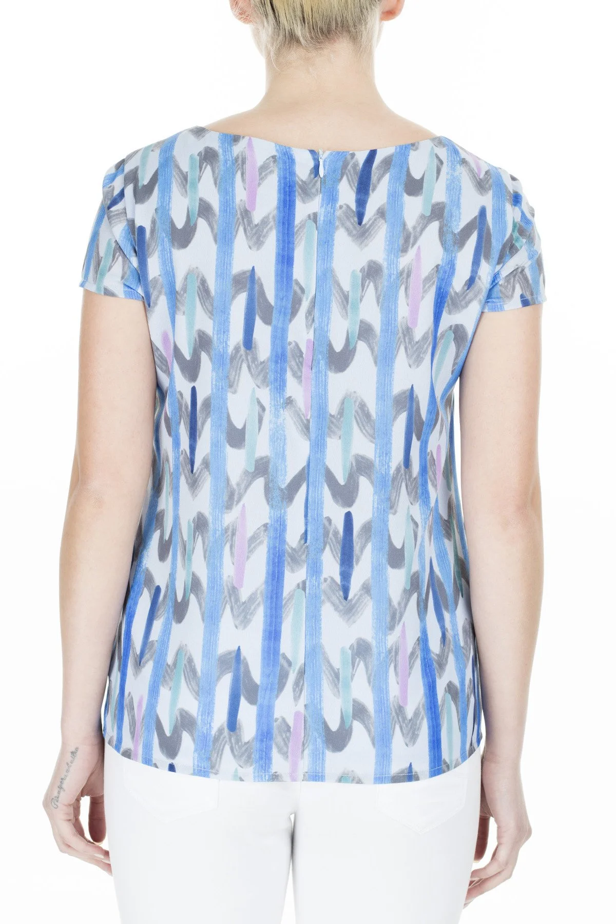 Emporio Armani Kadın Bluz 3H2K84 2N4IZ F702 MAVİ - 2