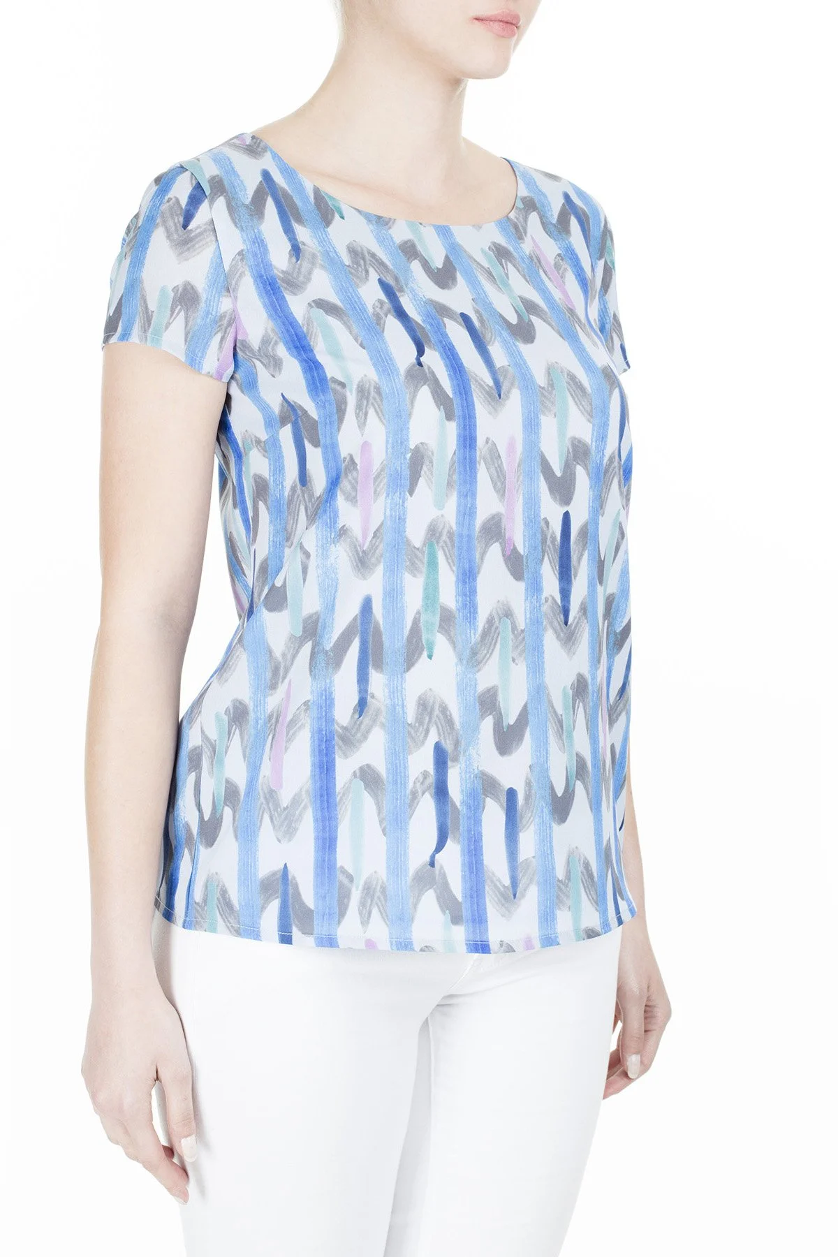 Emporio Armani Kadın Bluz 3H2K84 2N4IZ F702 MAVİ - 4