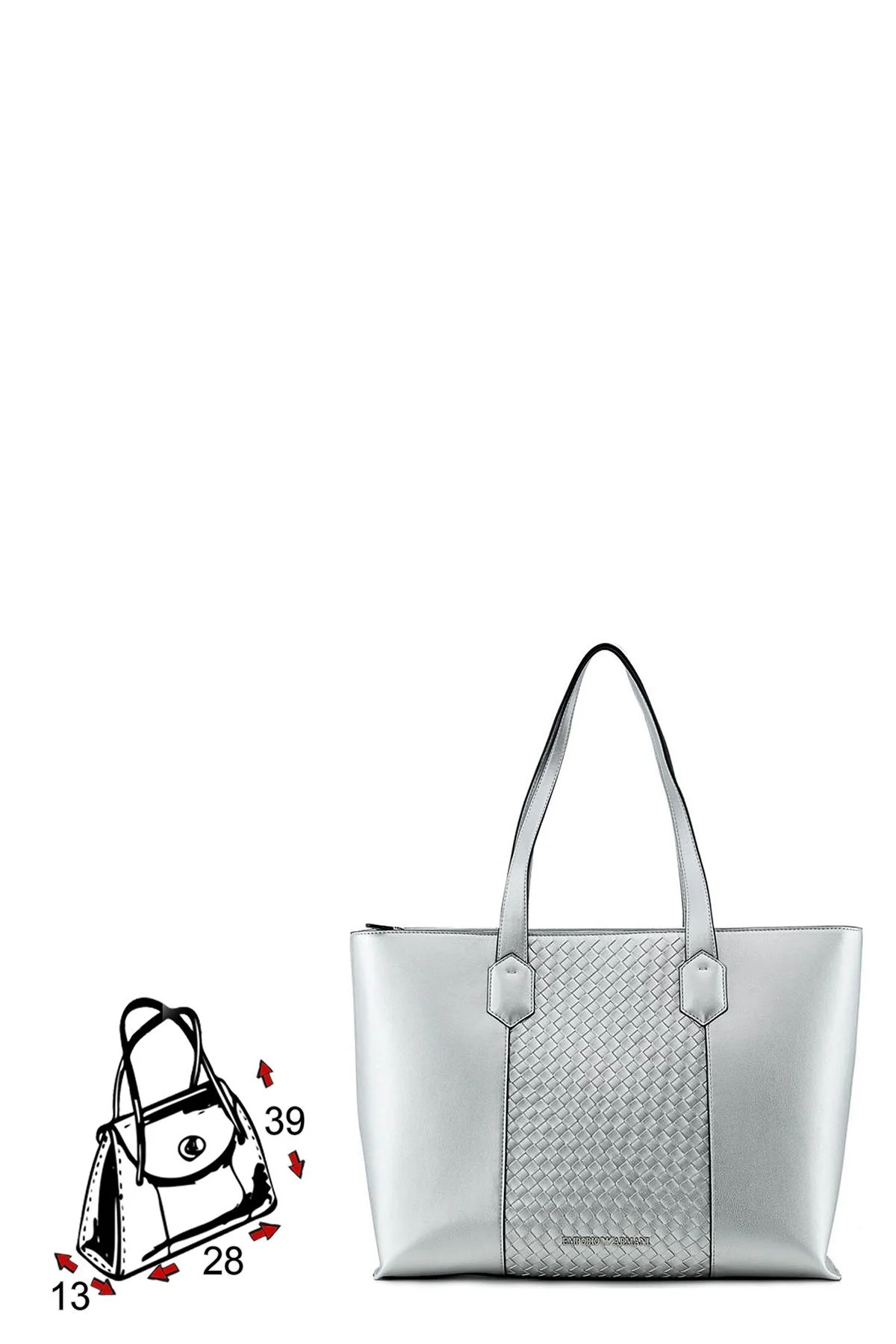 Emporio Armani Bayan Çanta S Y3D134 YGF1E 80063 GÜMÜŞ - 5