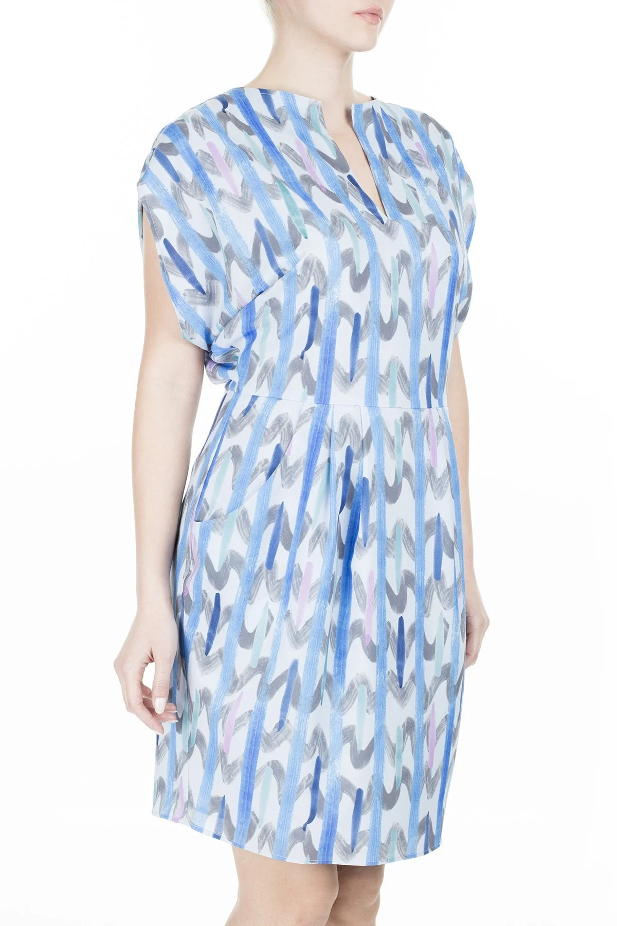 Emporio Armani Bayan Elbise 3H2A93 2N4IZ F702 MAVİ - 13