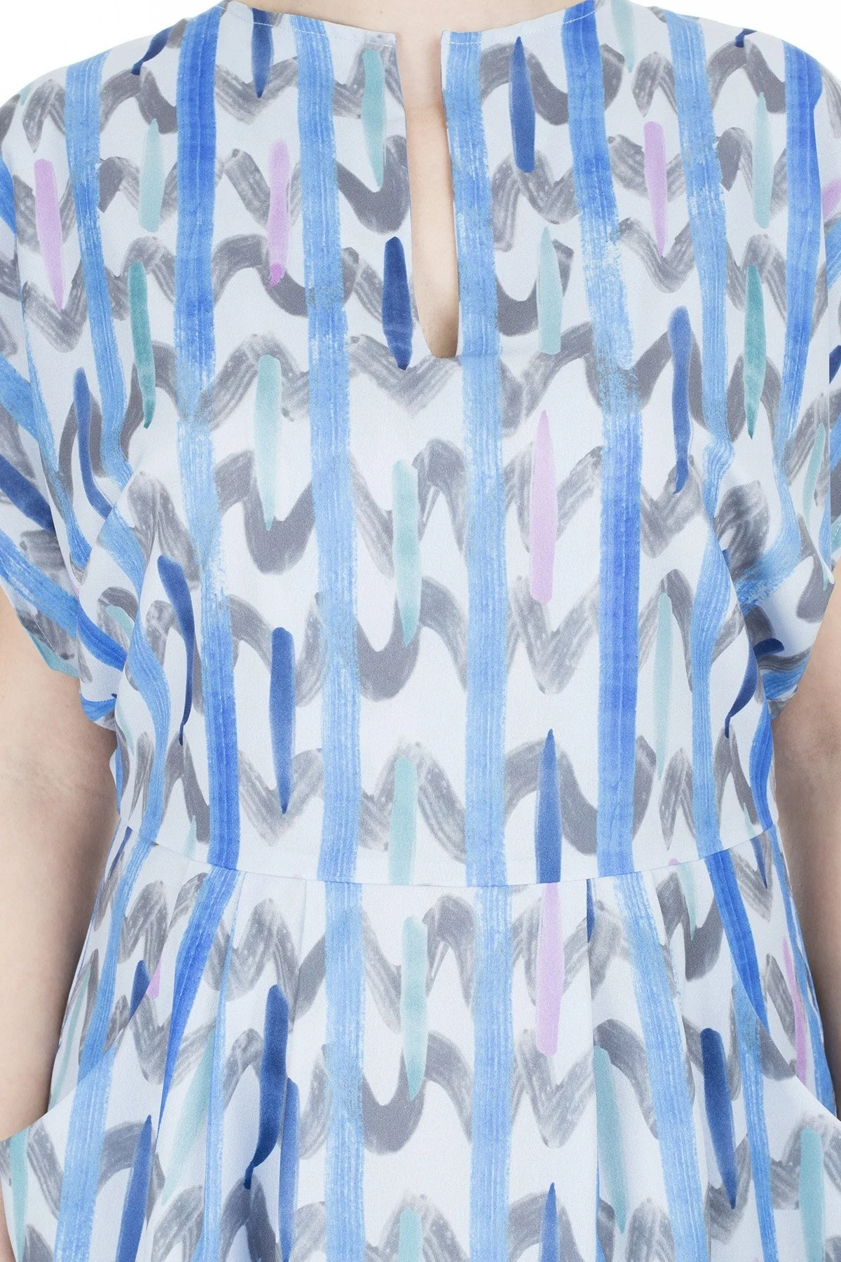 Emporio Armani Bayan Elbise 3H2A93 2N4IZ F702 MAVİ - 14