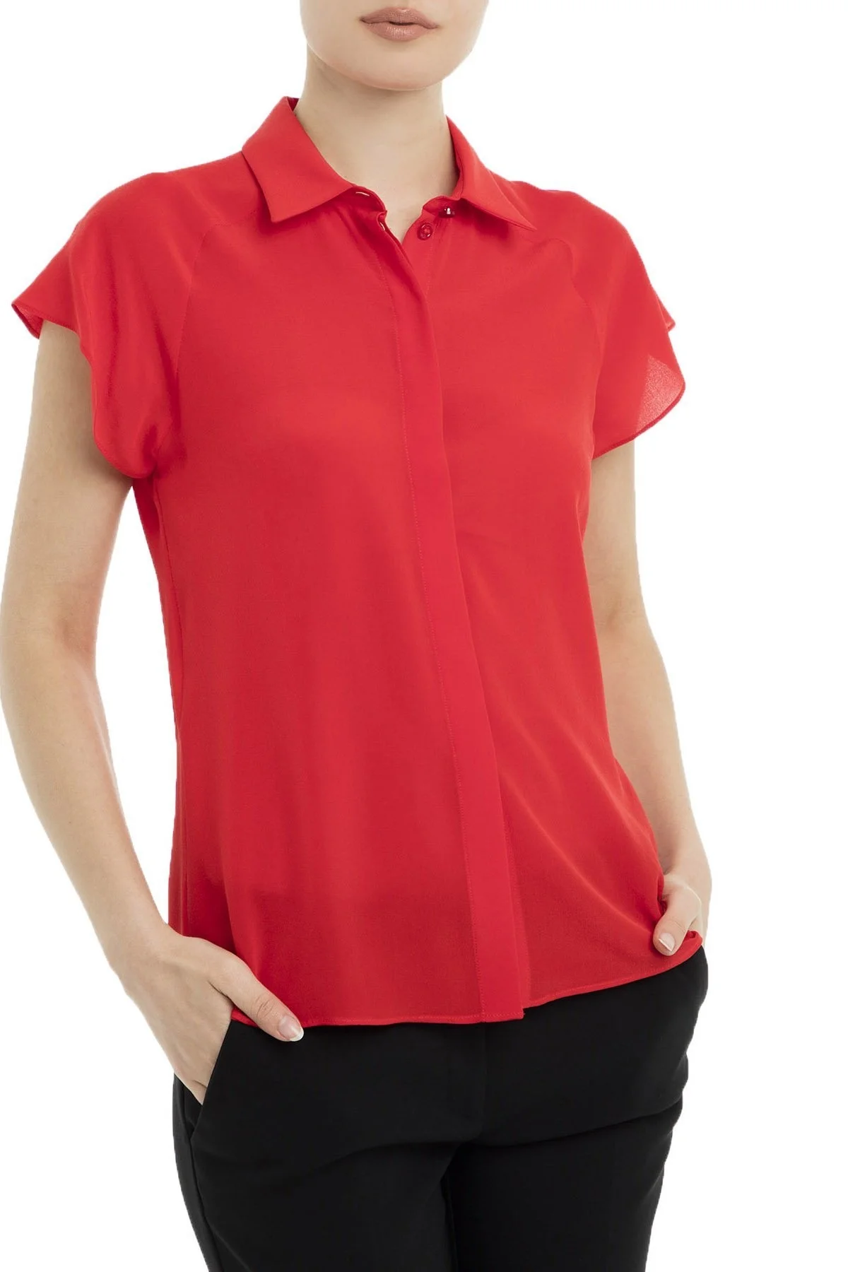 Emporio Armani Bayan Gömlek 2NC42T 22302 334 KIRMIZI - 1