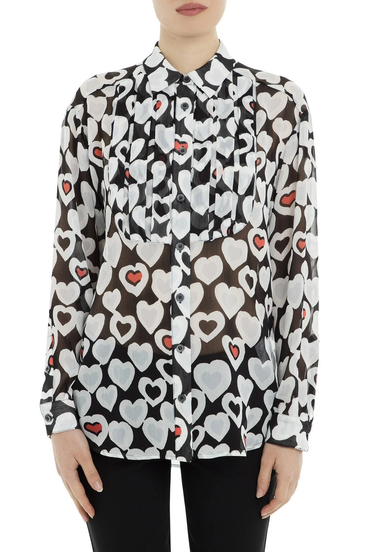 Emporio Armani Bayan Gömlek 3G2C63 2NSIZ F002 SİYAH - 1