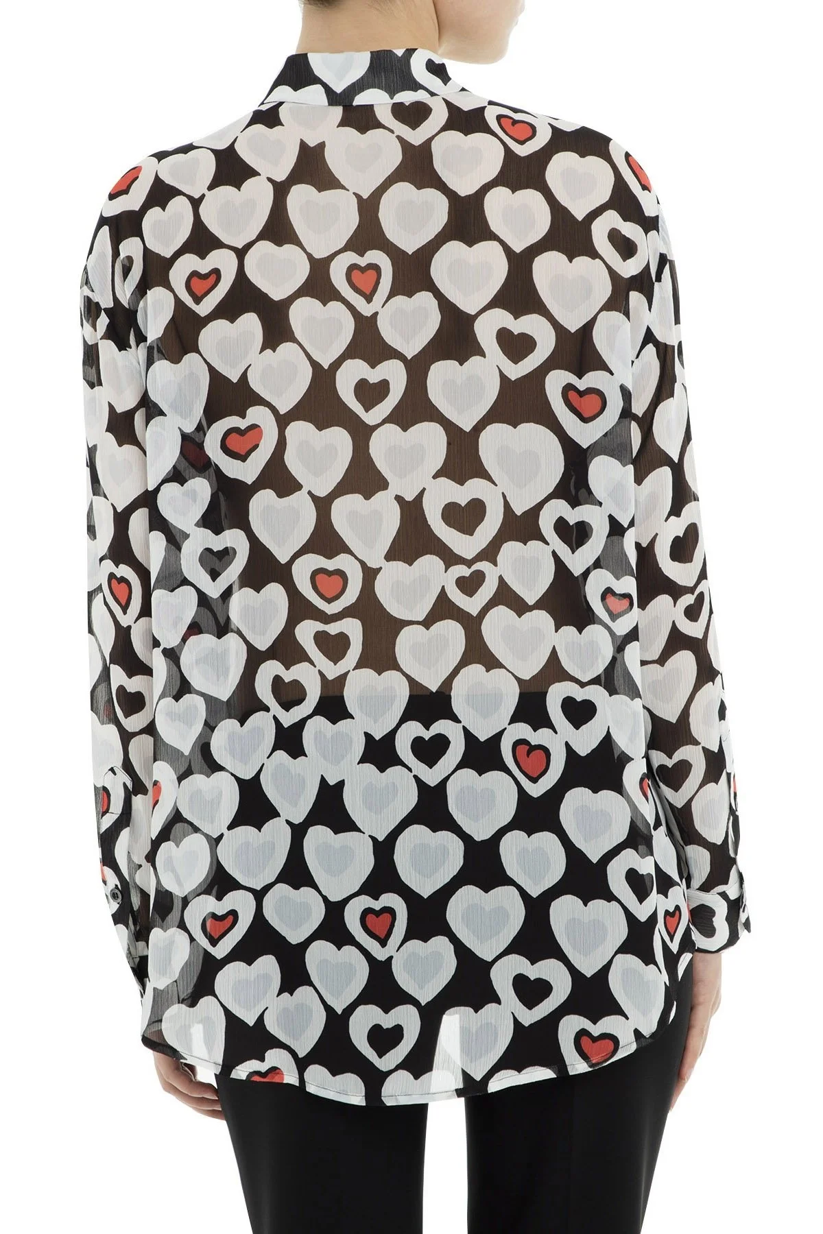 Emporio Armani Bayan Gömlek 3G2C63 2NSIZ F002 SİYAH - 2