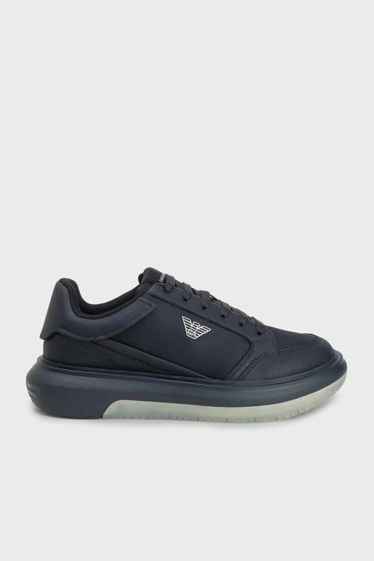 Emporio Armani Kalın Taban Sneaker Erkek Ayakkabı EM003666 AF19532 MB007 LACİVERT - 1