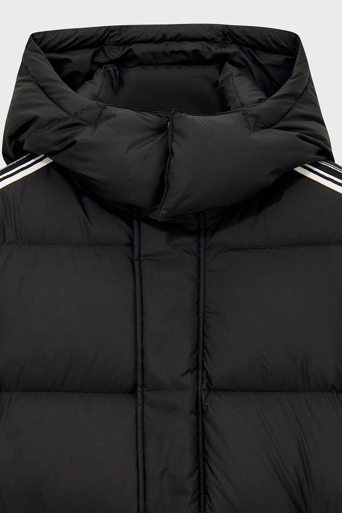 Emporio Armani Kapitoneli Kuş Tüyü Dolgulu Kapüşonlu Şişme Erkek Mont EM007218 AF18231 UC001 Siyah - 3