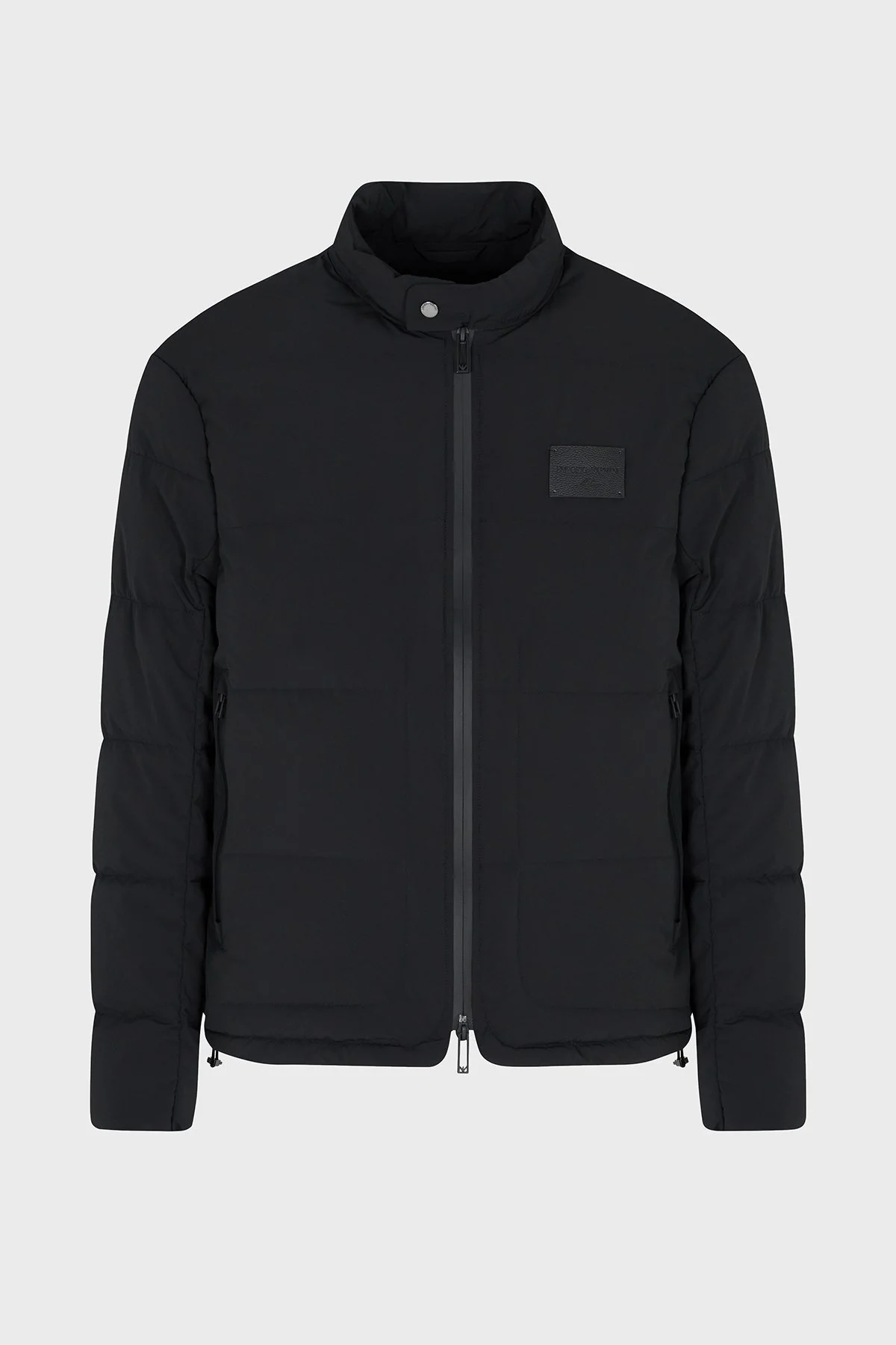 Emporio Armani Kapitoneli Logolu Regular Fit Dik Yaka Erkek Mont EM003278 AF18499 UC001 SİYAH - 5