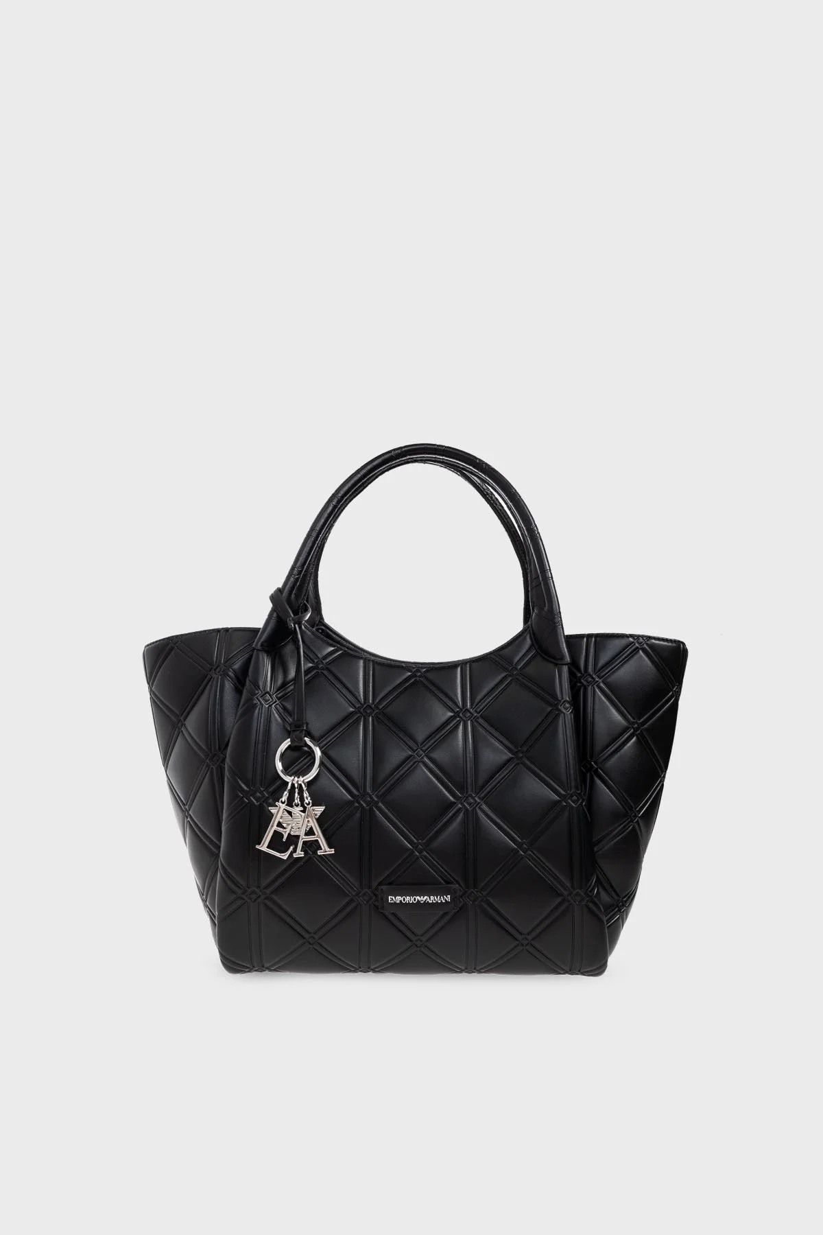 Emporio Armani Kapitoneli Omuz Askılı Bayan Çanta EW001009 AF17630 UC001 SİYAH - 1