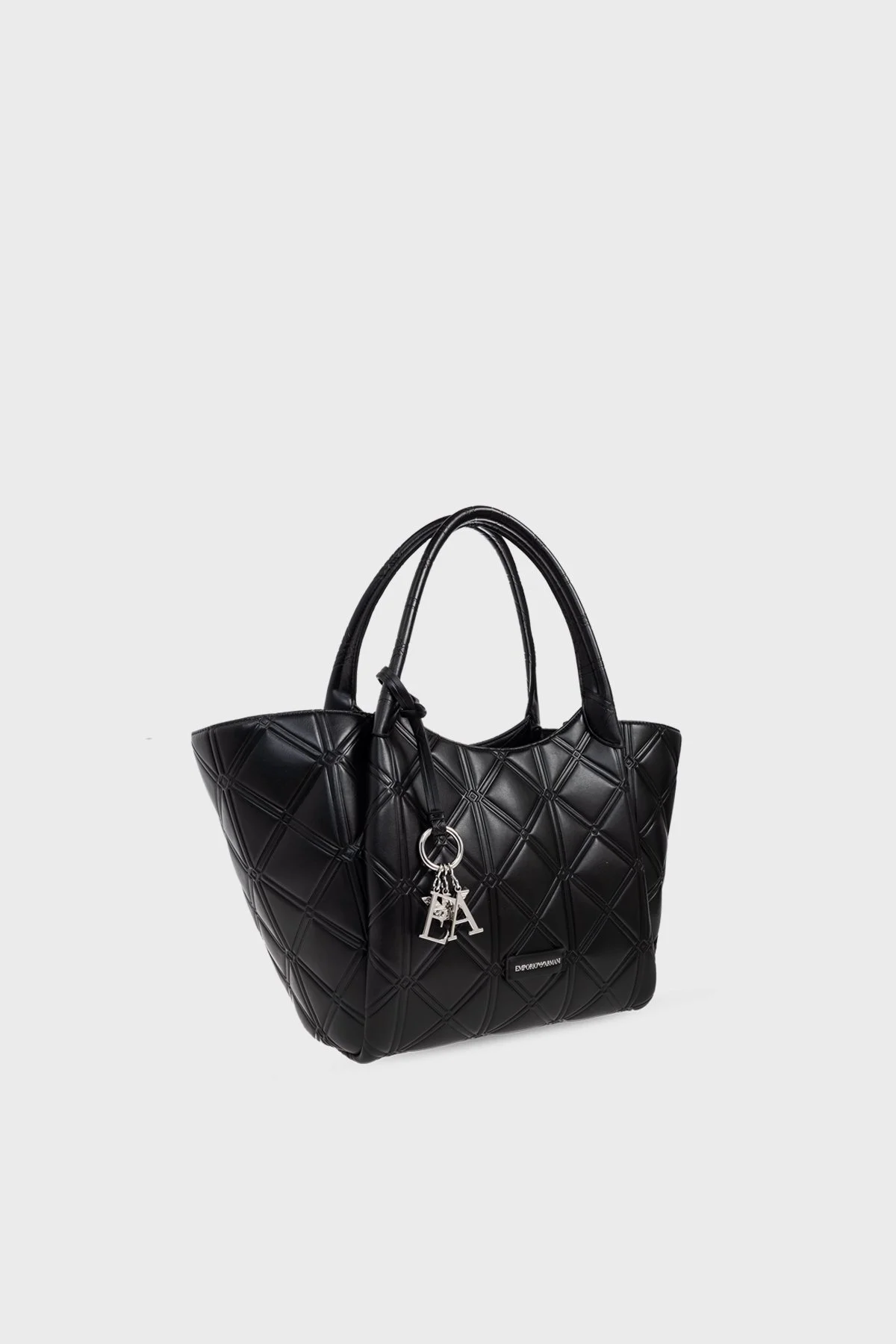 Emporio Armani Kapitoneli Omuz Askılı Bayan Çanta EW001009 AF17630 UC001 SİYAH - 3