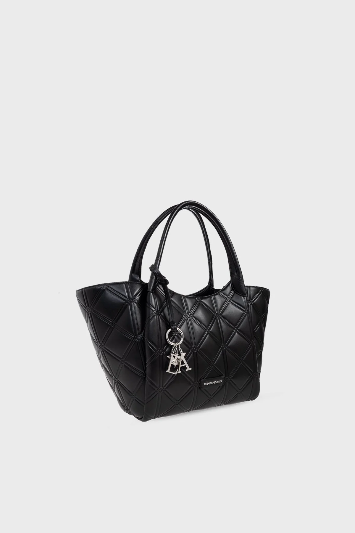 Emporio Armani Kapitoneli Omuz Askılı Kadın Çanta EW001009 AF17630 UC001 SİYAH - 3