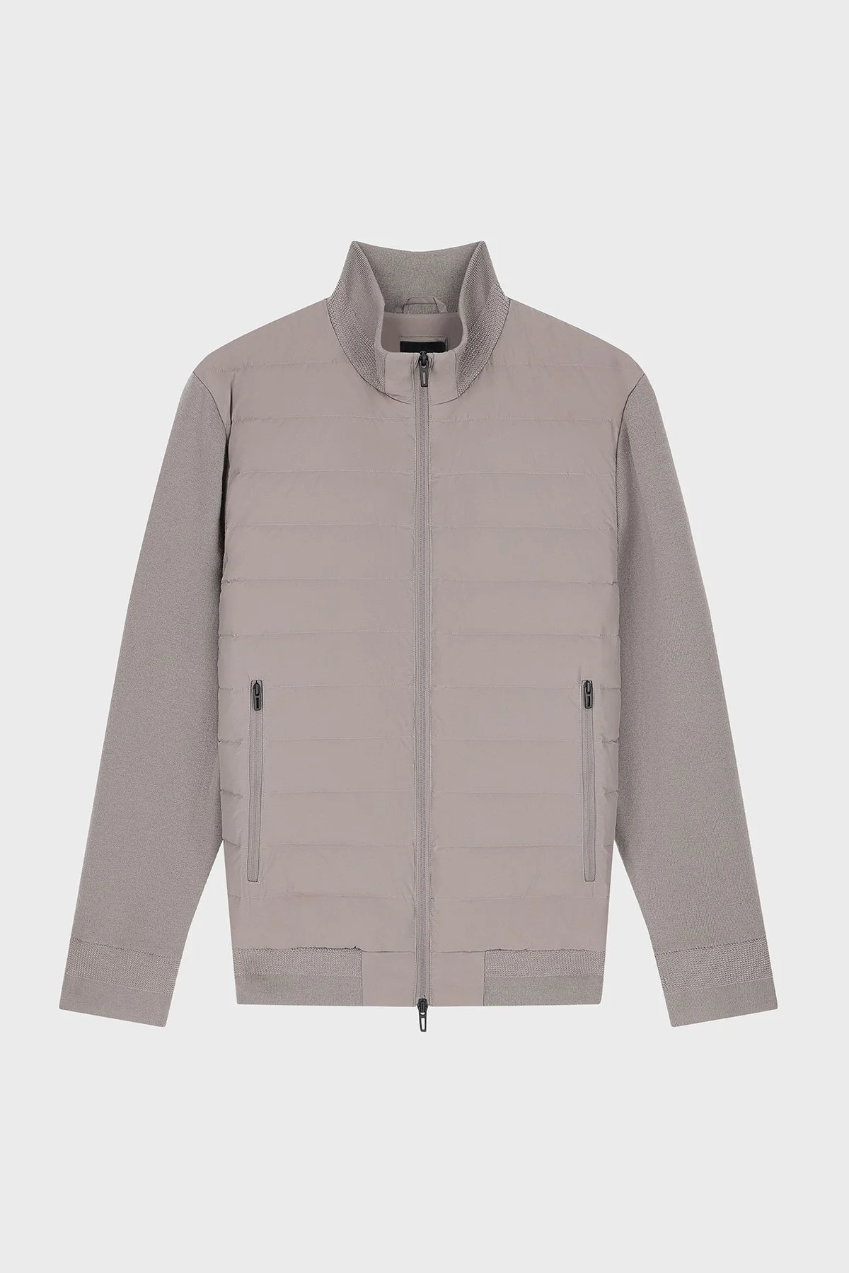 Emporio Armani Kapitoneli Regular Fit Dik Yaka Erkek Mont EM006382 AF13772 U6107 Vizon - 6